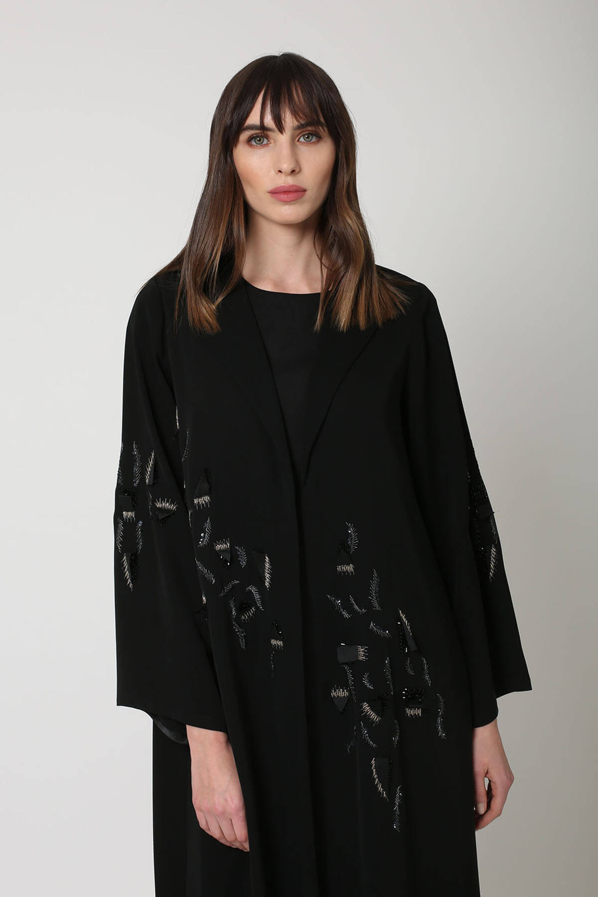 Geometric Embellished Abaya