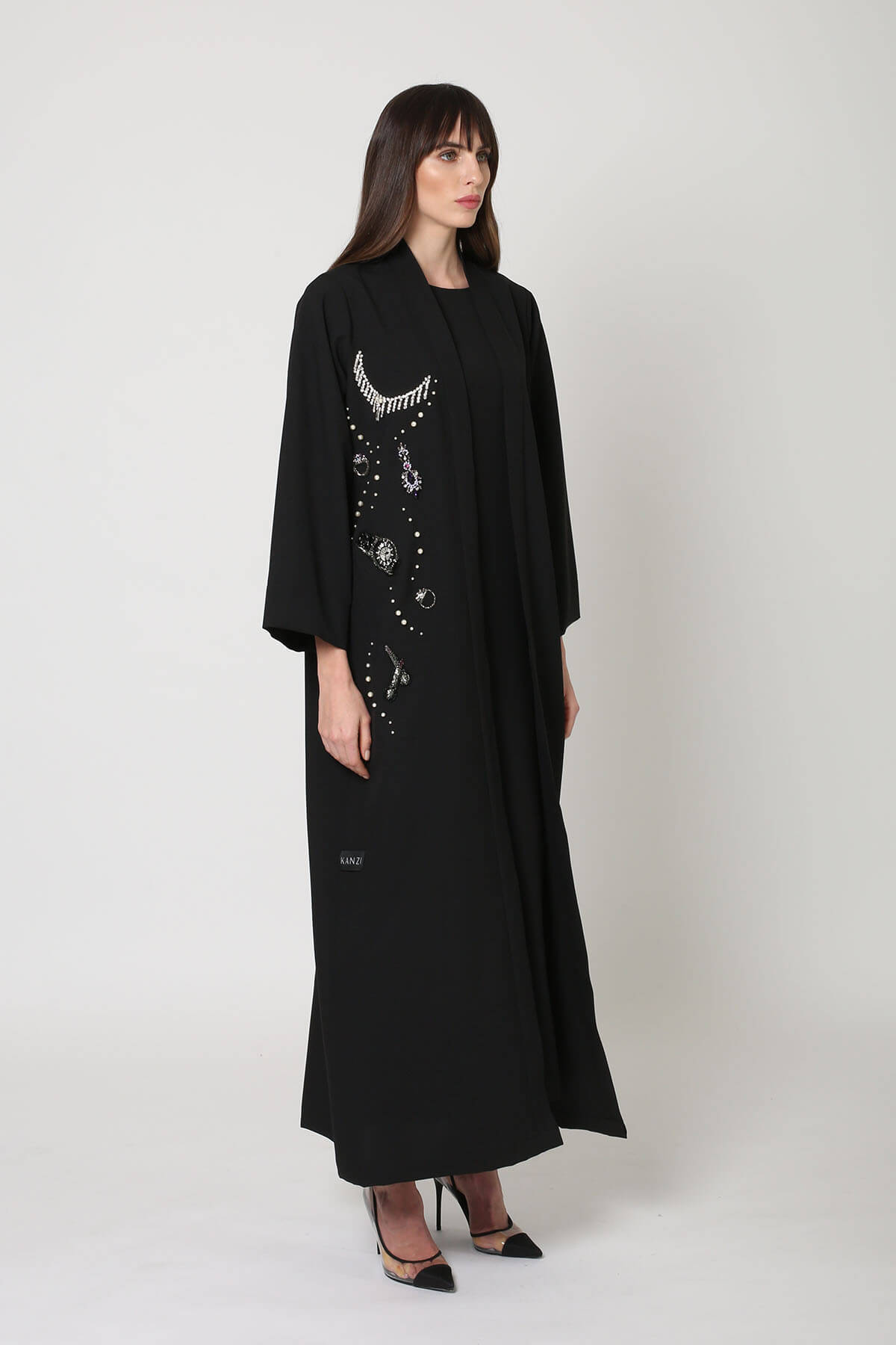 Embroidered Crepe Abaya