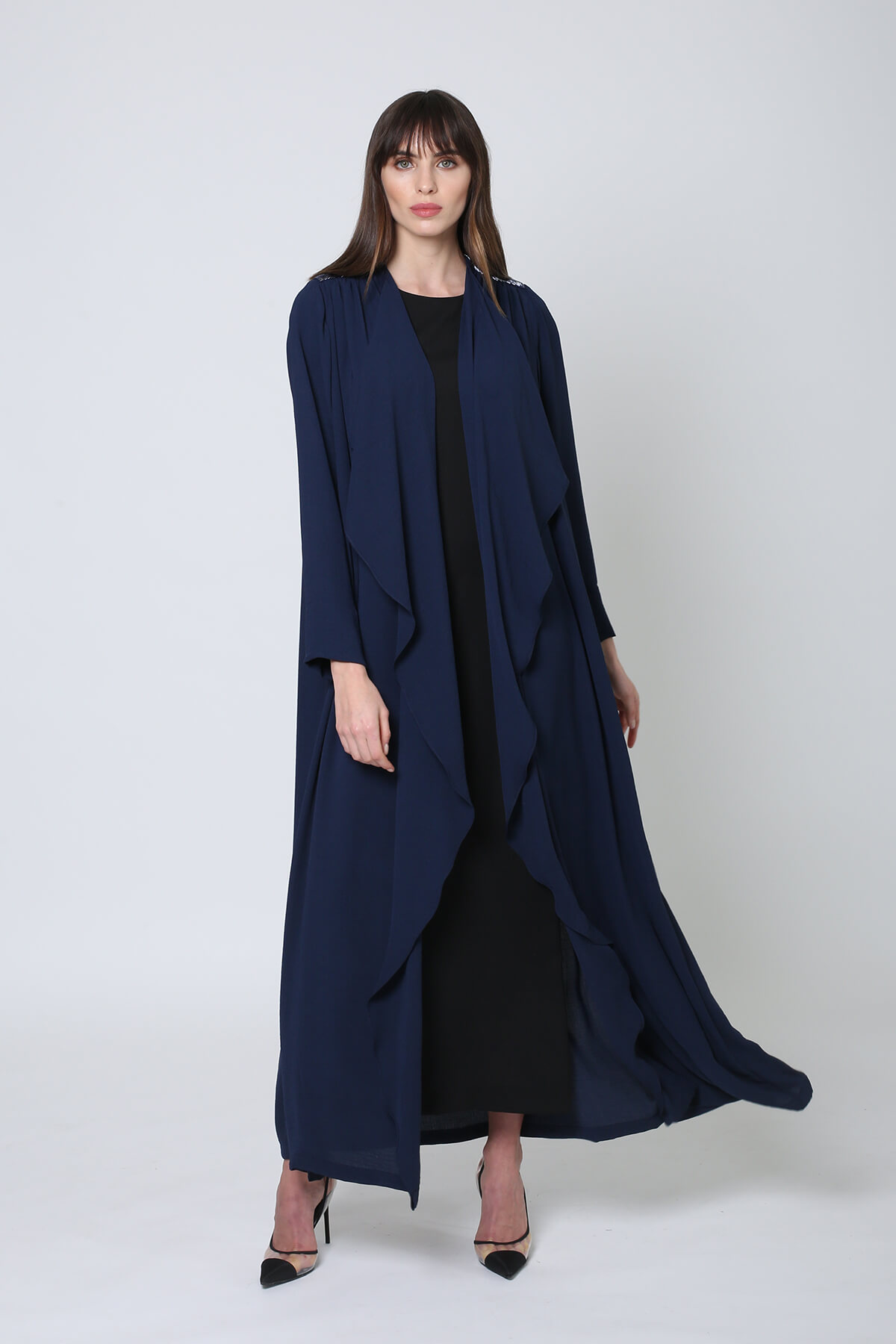Flared Collar Abaya