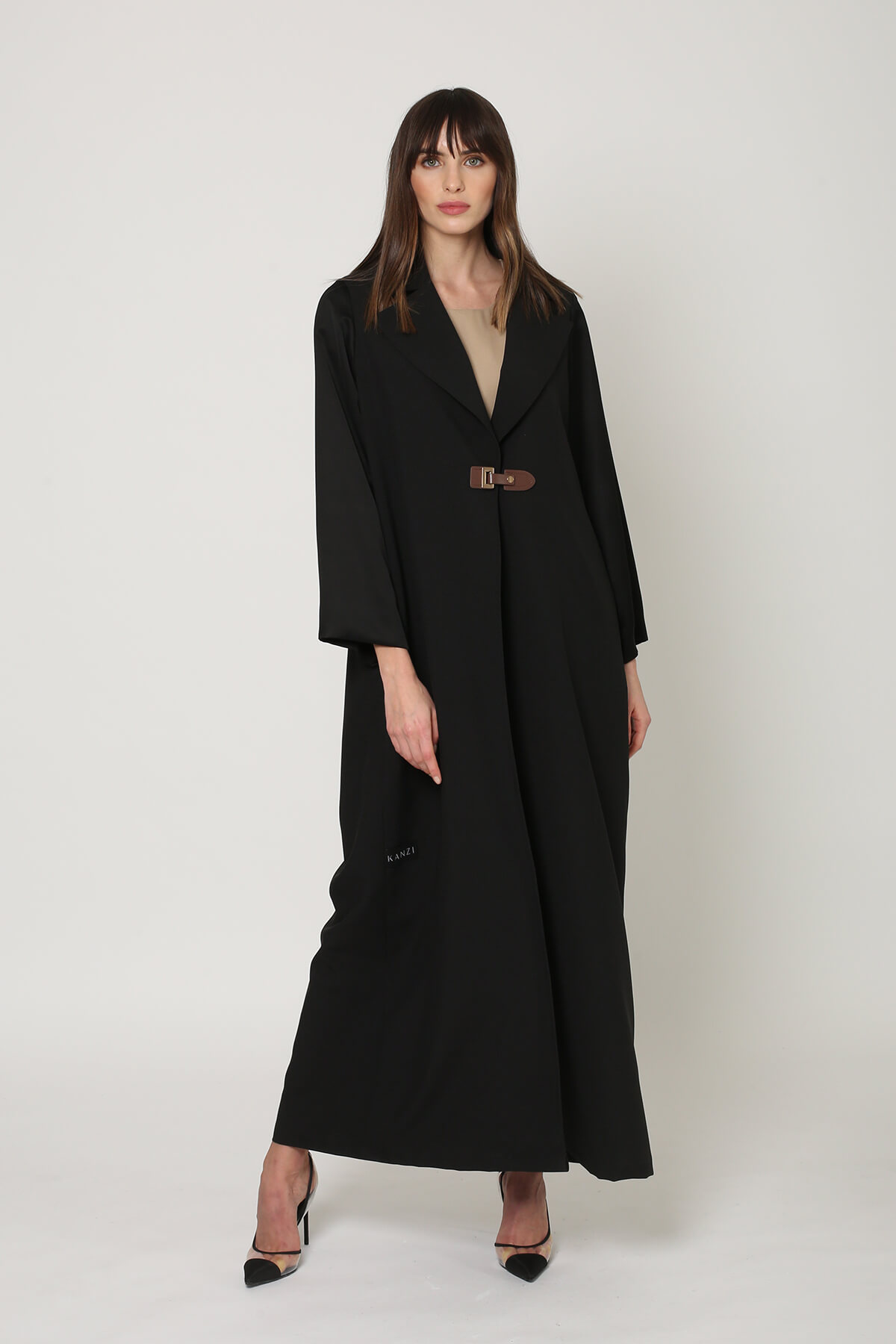 Casual Abaya With Buckle In The Front