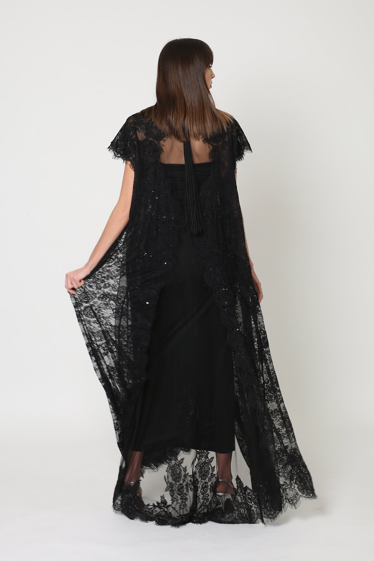 Lace Evening Abaya