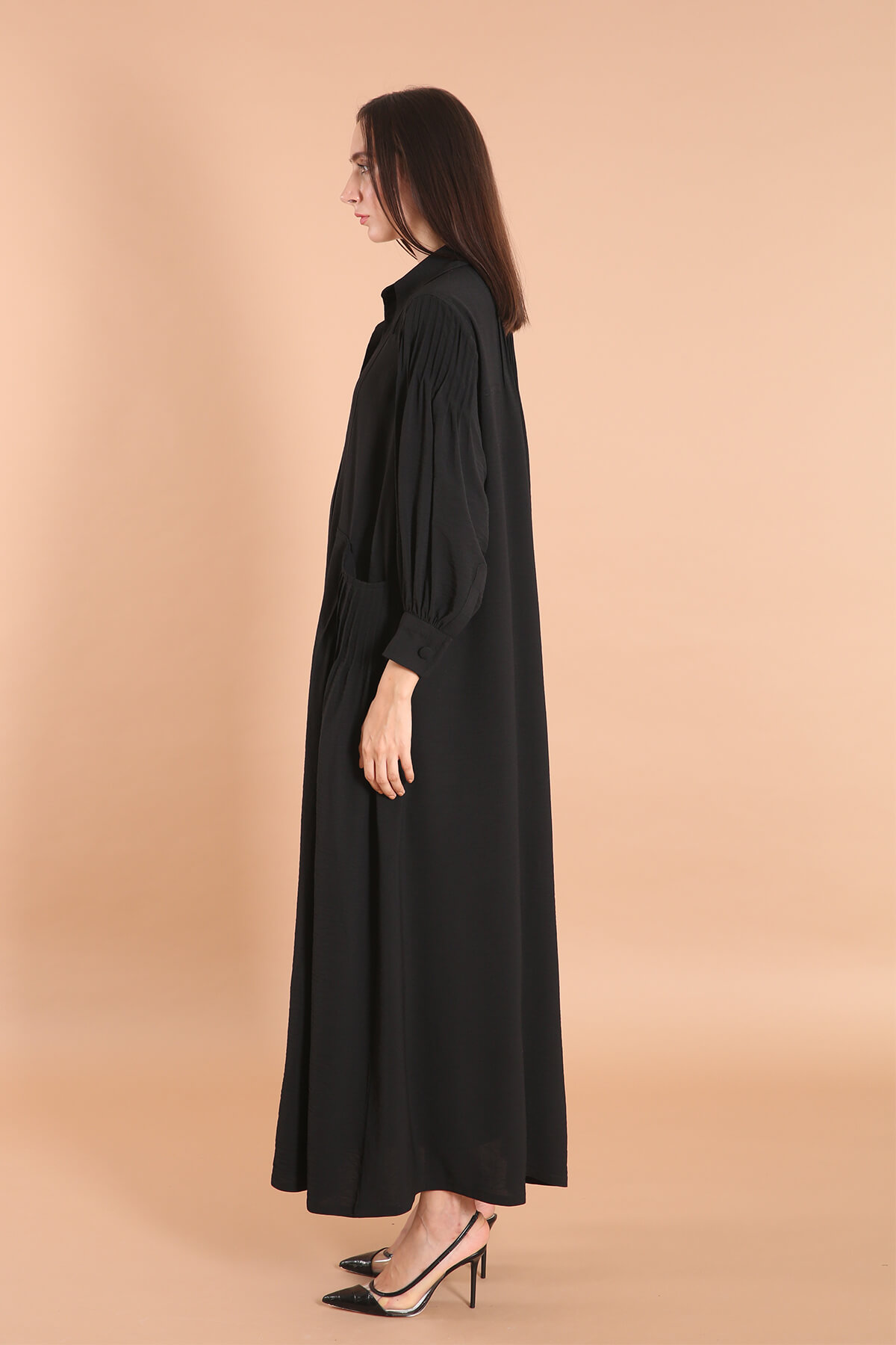Ceycrush Pintuck Casual Abaya