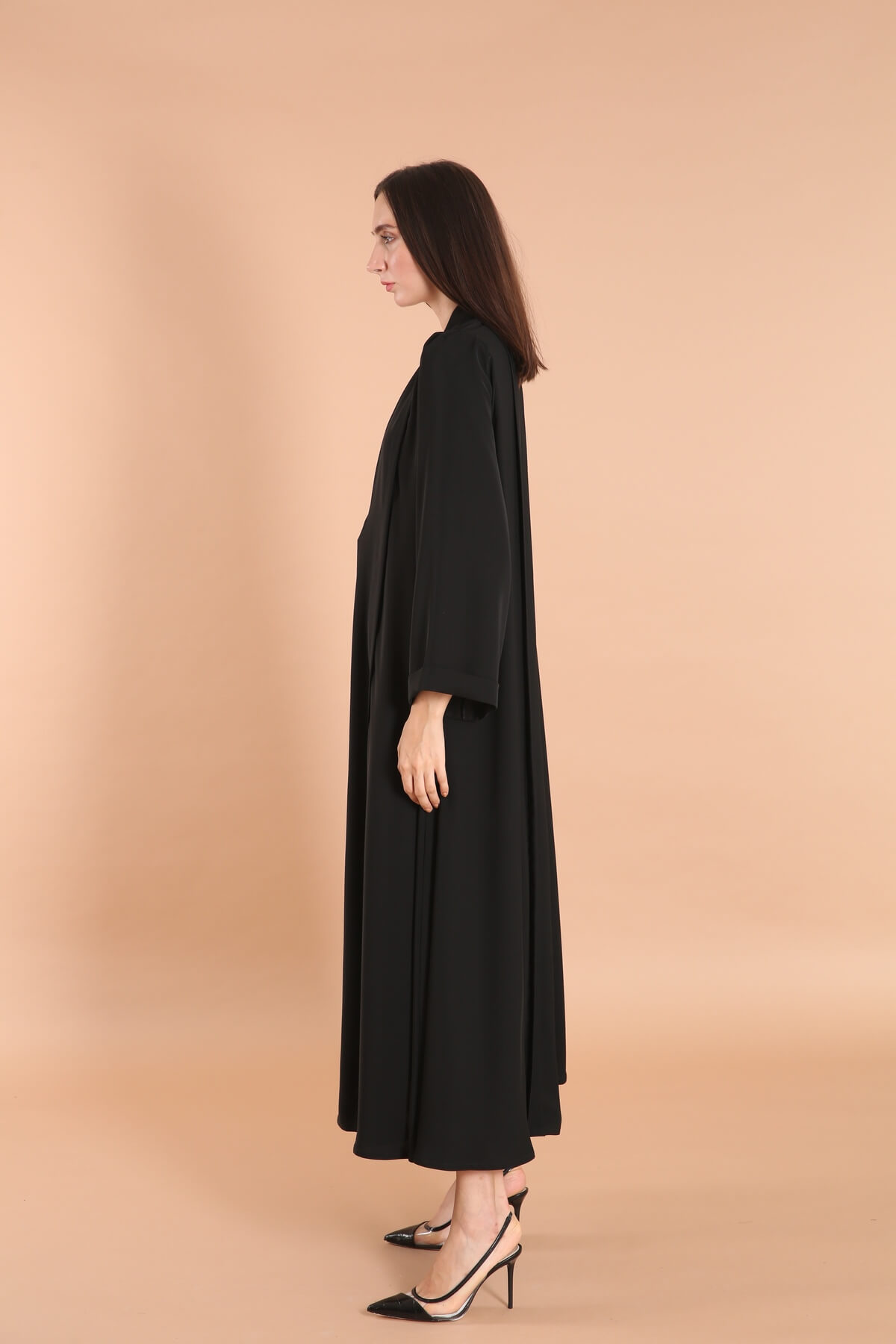 Cloche cut Plain Abaya