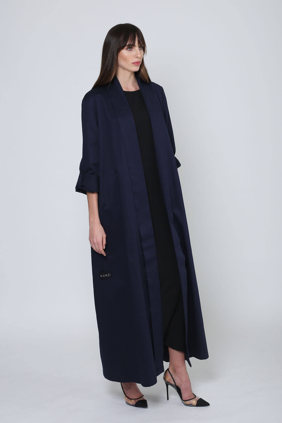 Silk Collar Abaya