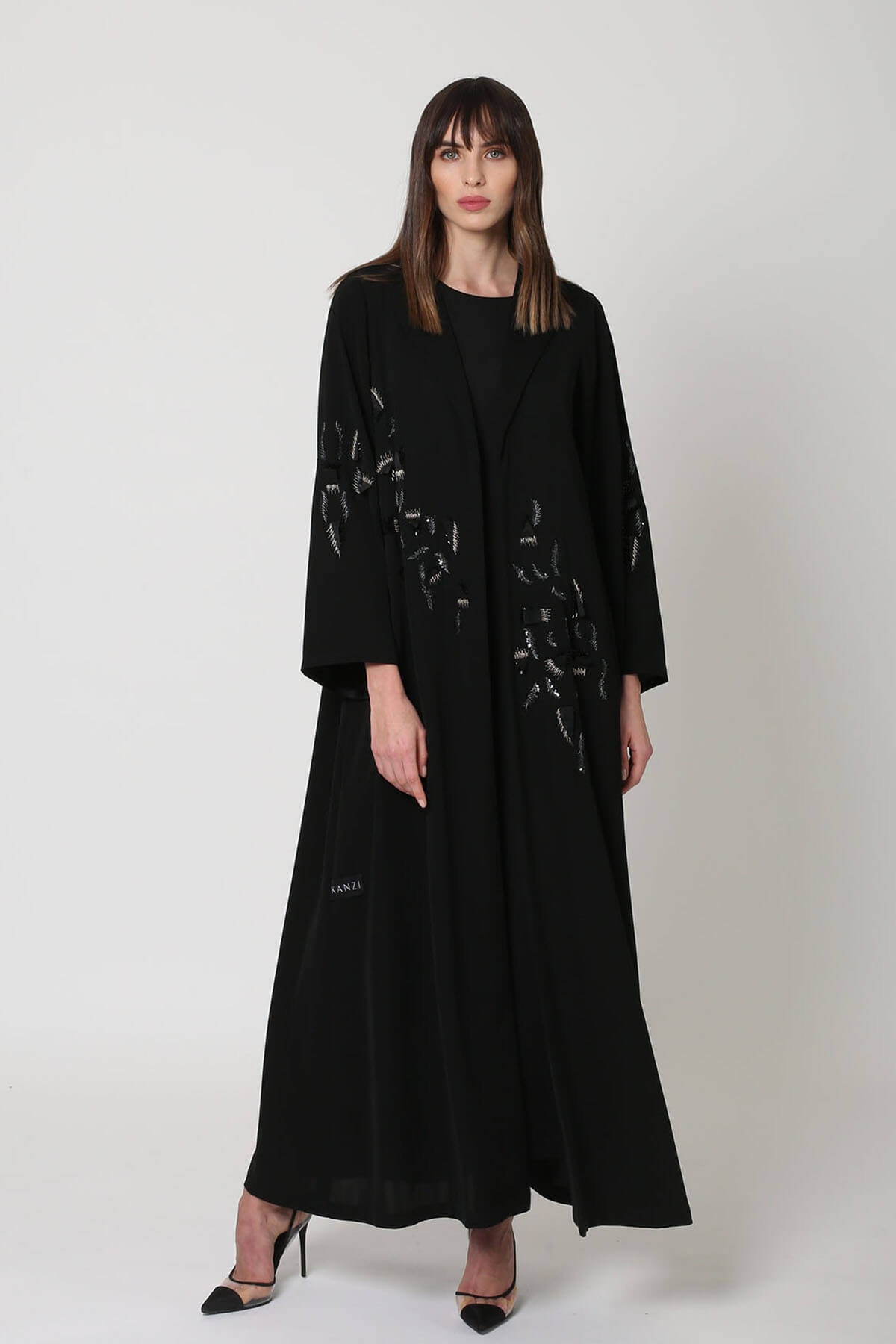 Geometric Embellished Abaya