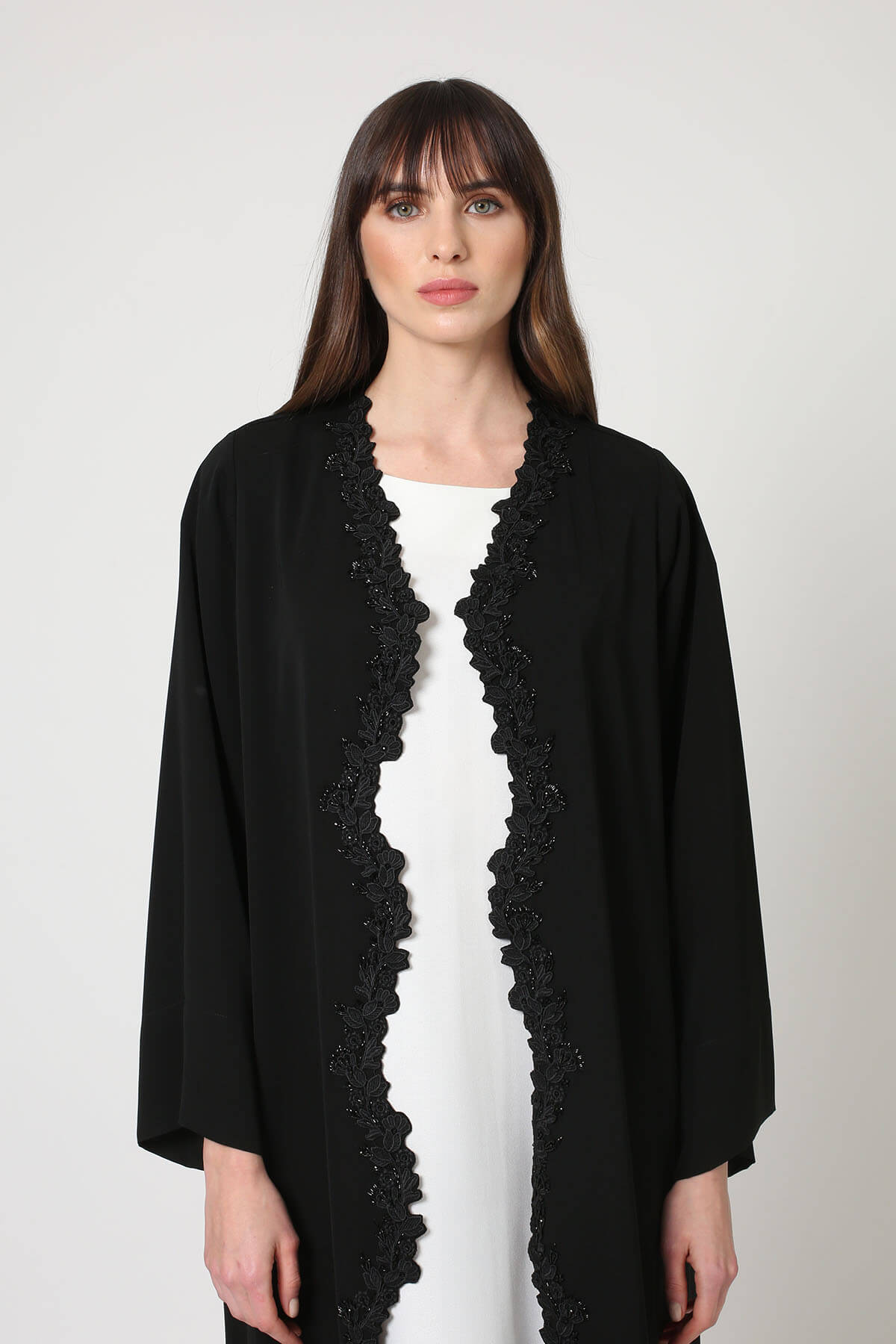 Embroidered Crepe Abya