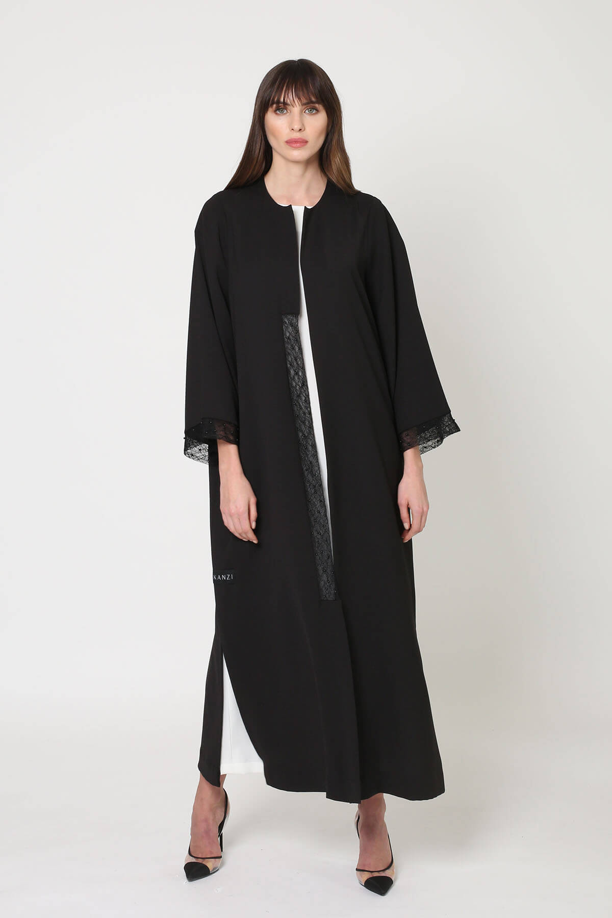 Lace Trims Abaya