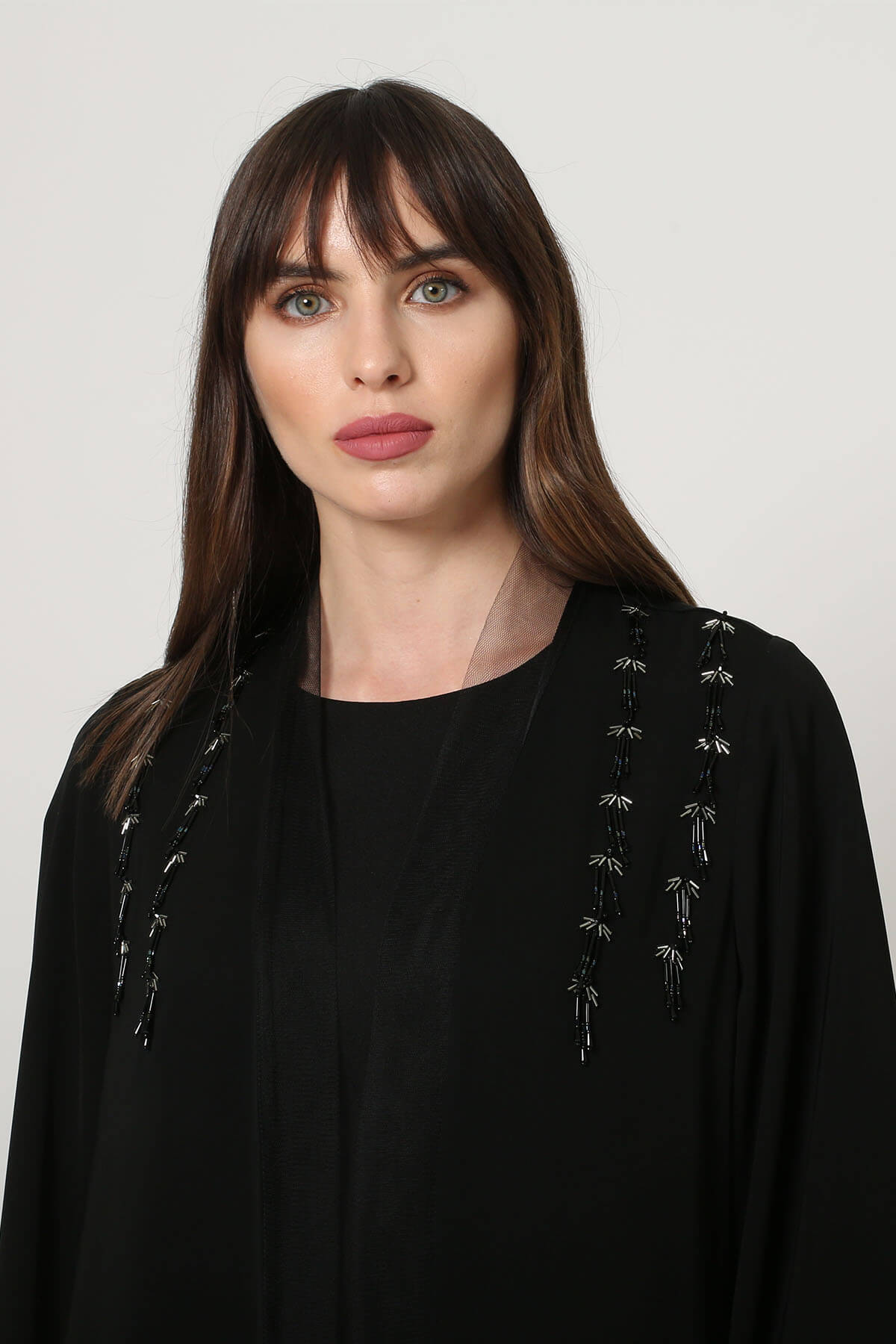Embroidered Crepe Abaya