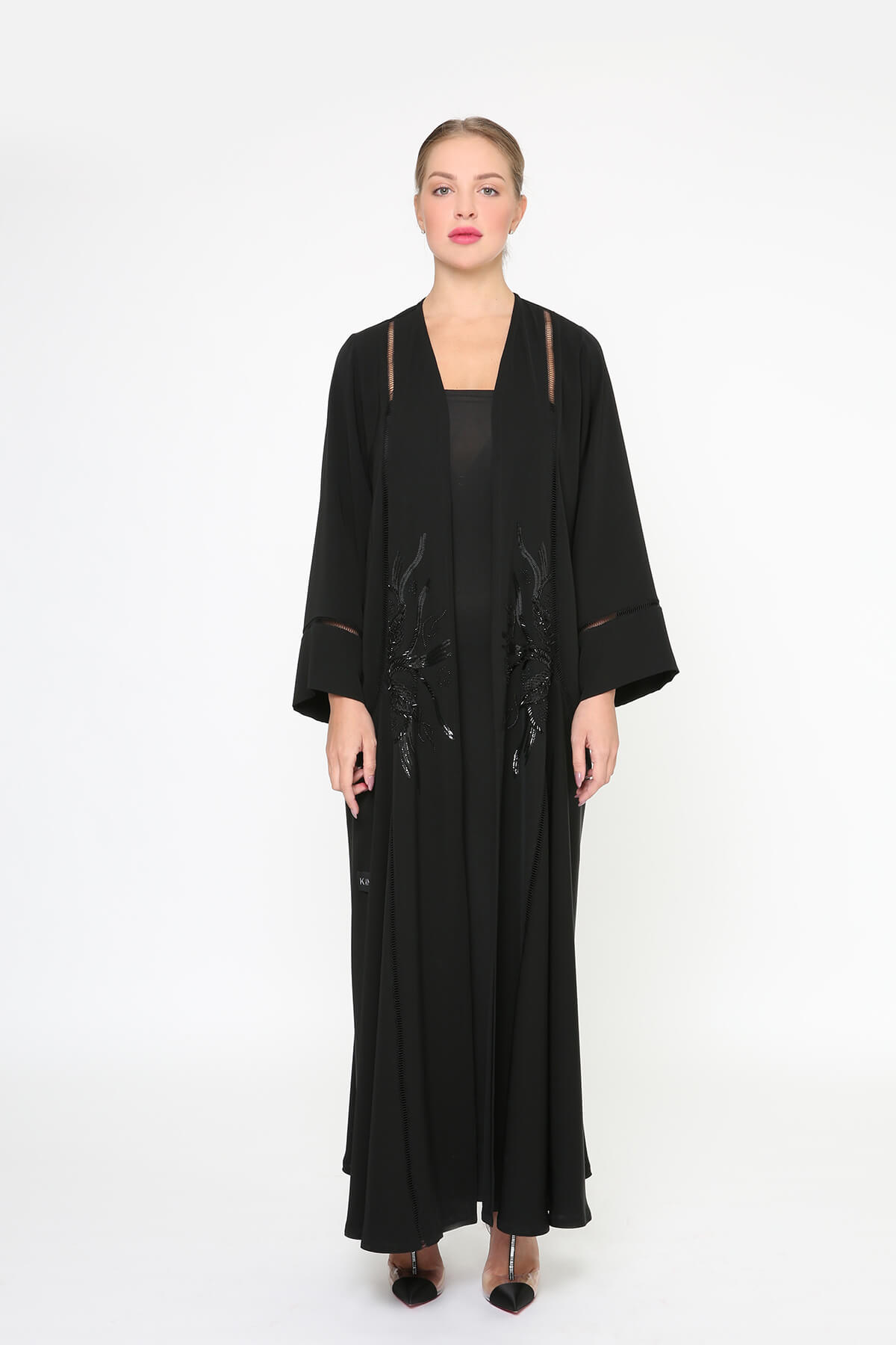 Lace Embroidered Abaya