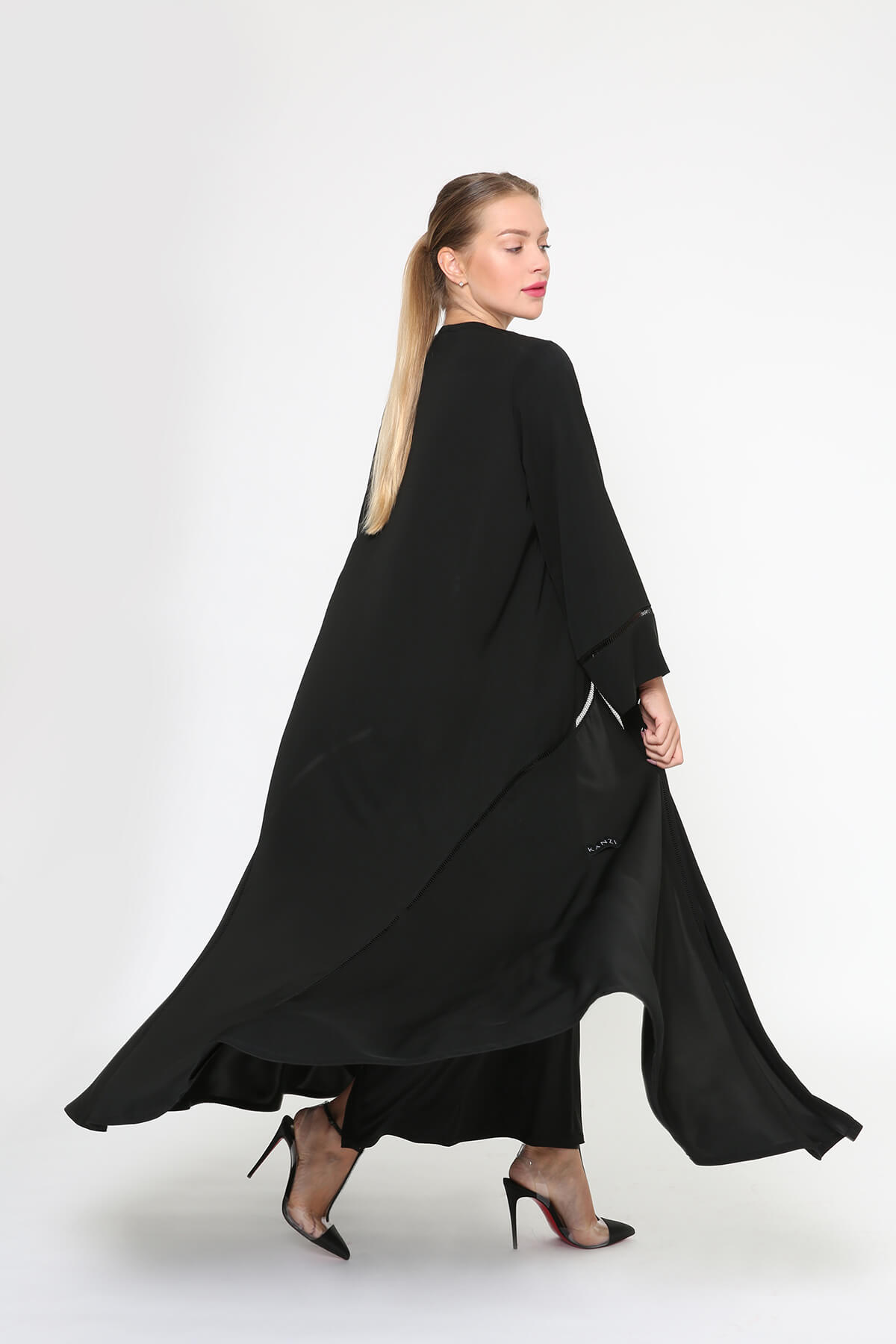 Lace Embroidered Abaya