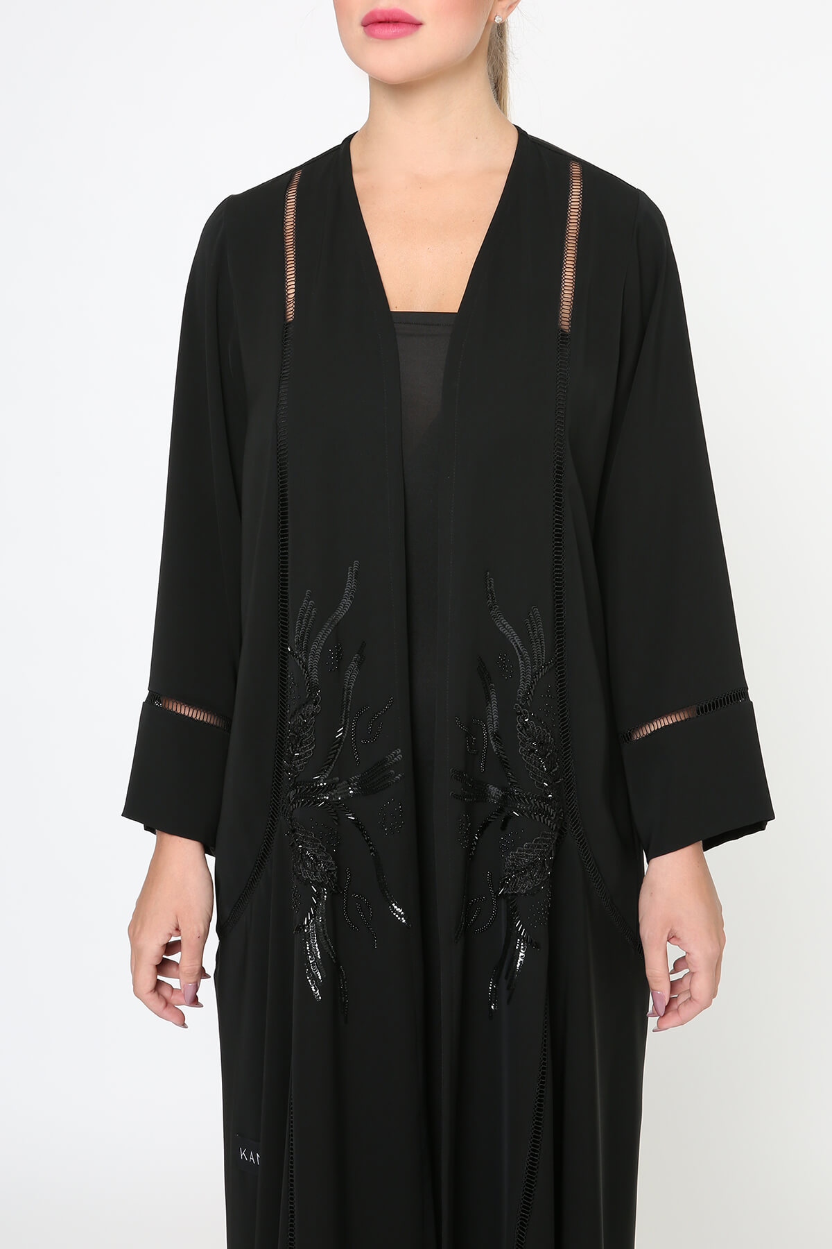Lace Embroidered Abaya