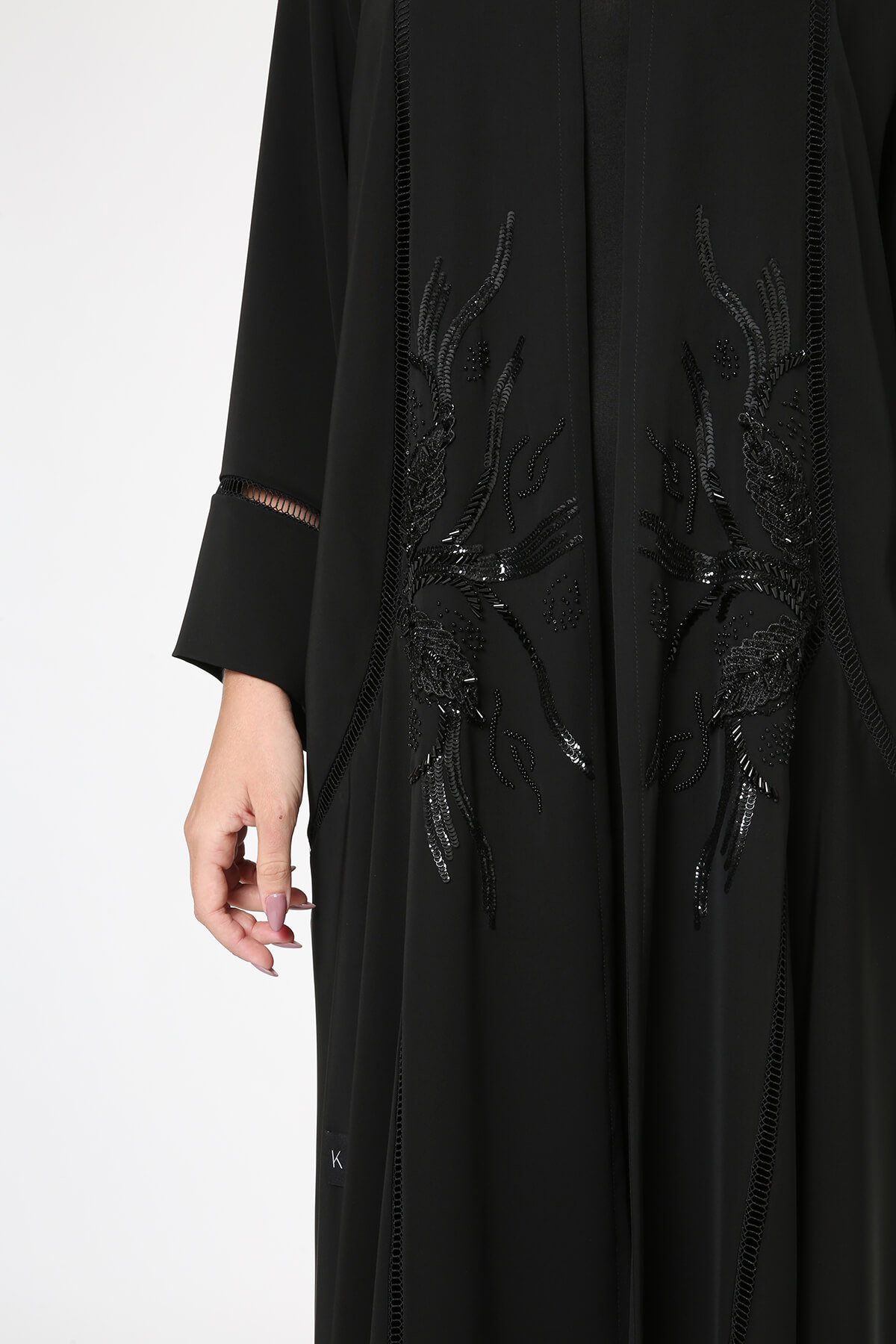 Lace Embroidered Abaya