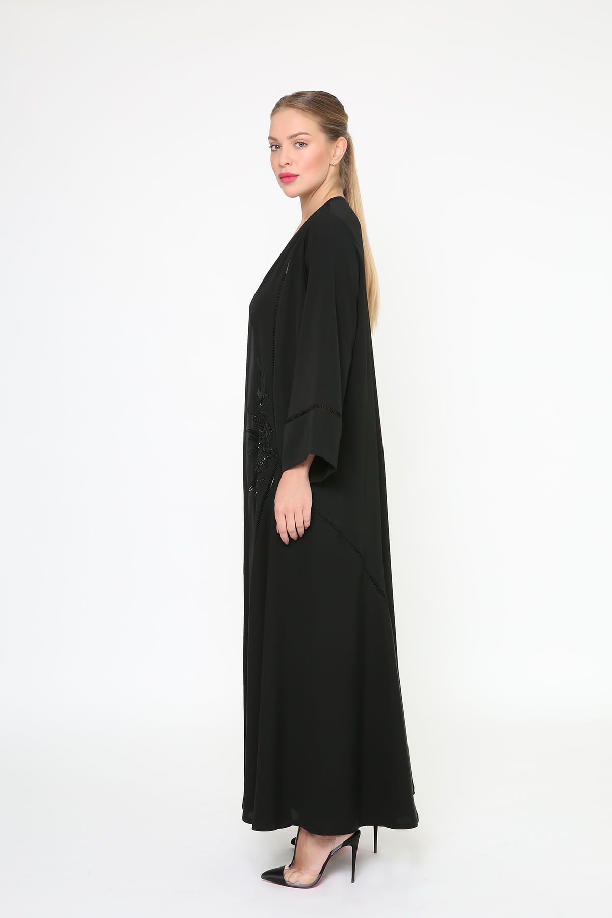Lace Embroidered Abaya