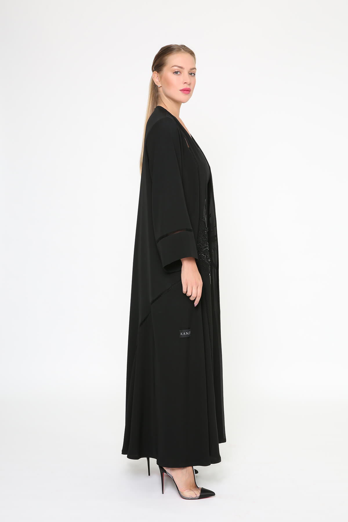 Lace Embroidered Abaya
