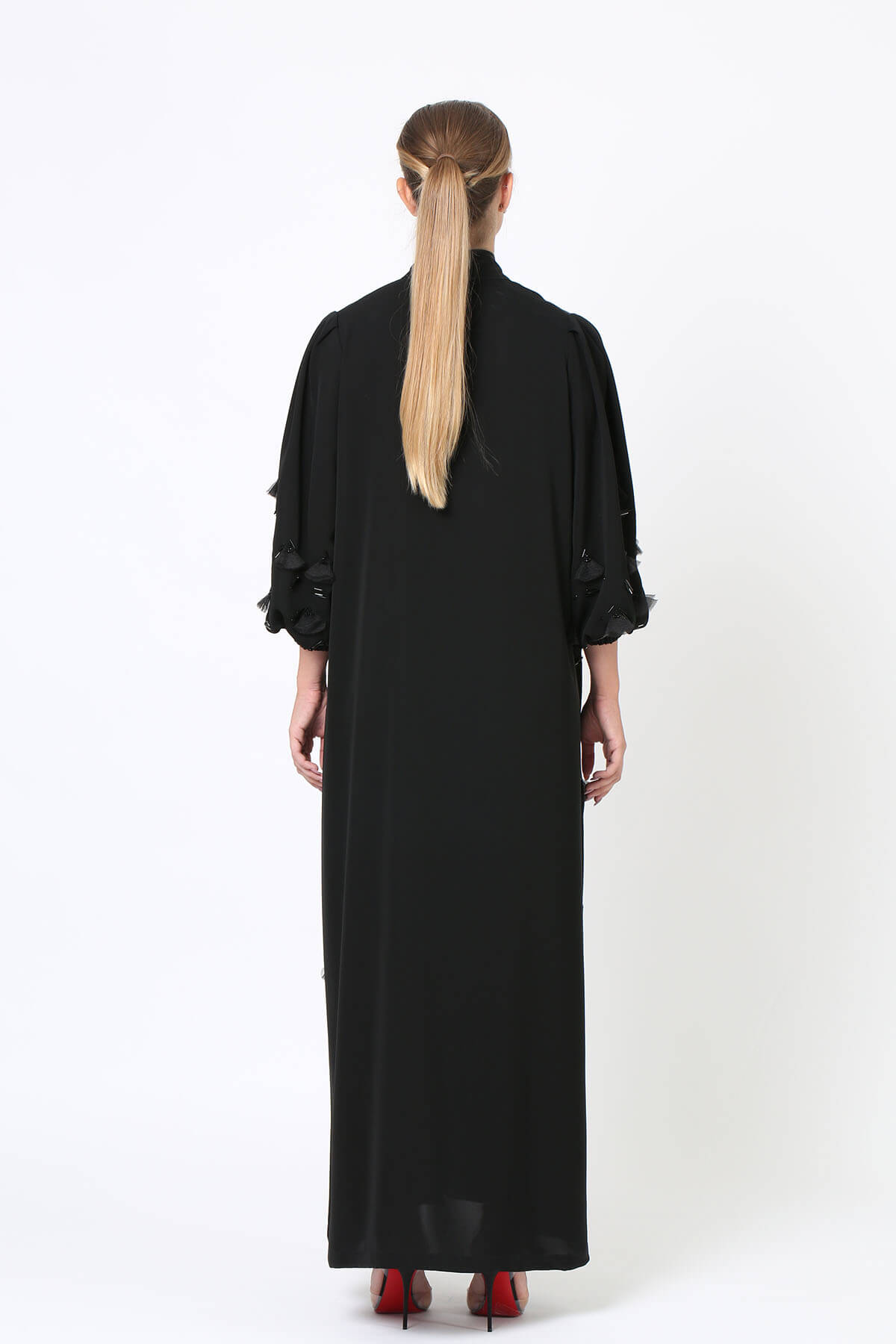 Embellished Crepe Abaya