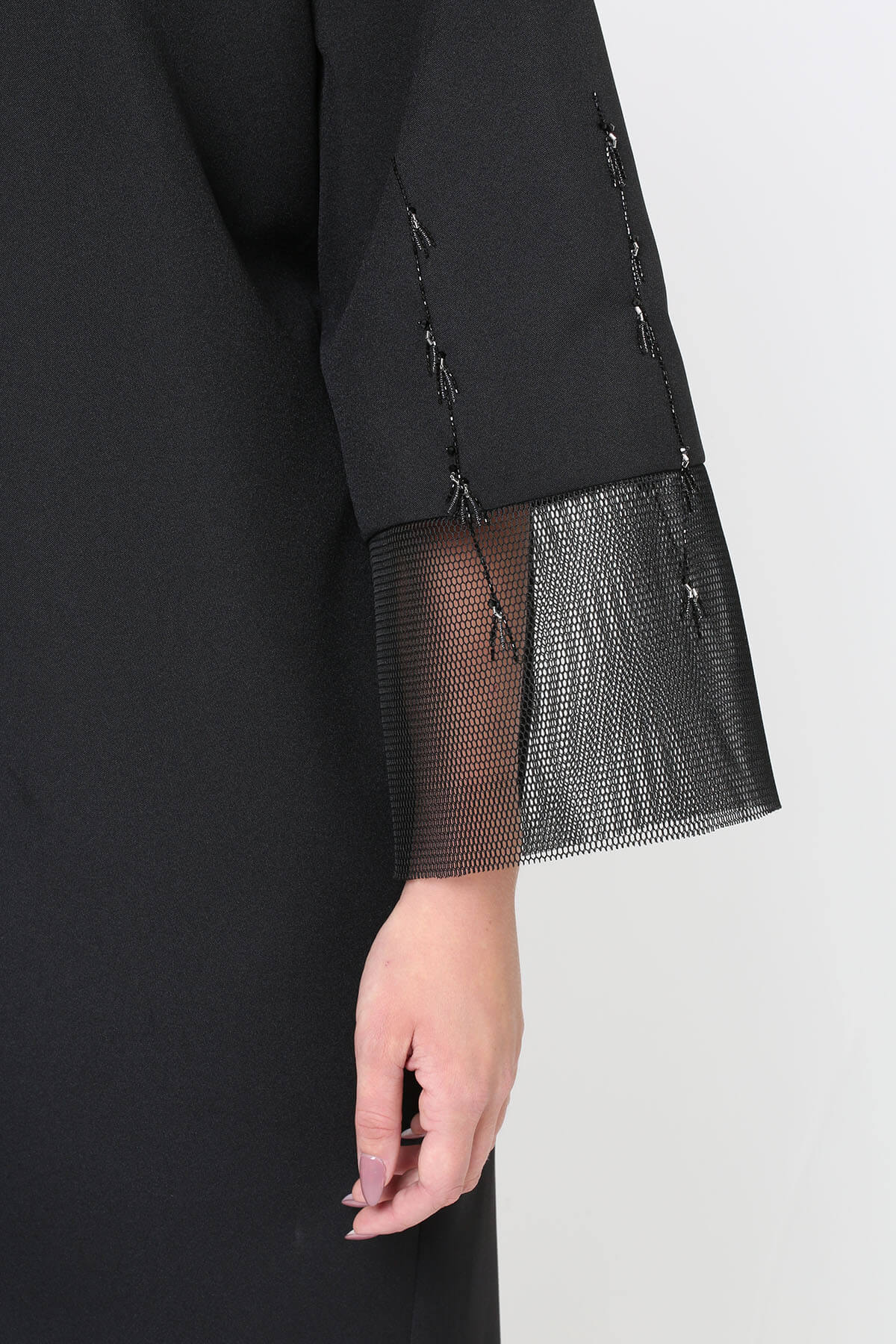 Crepe Embroidered Abaya