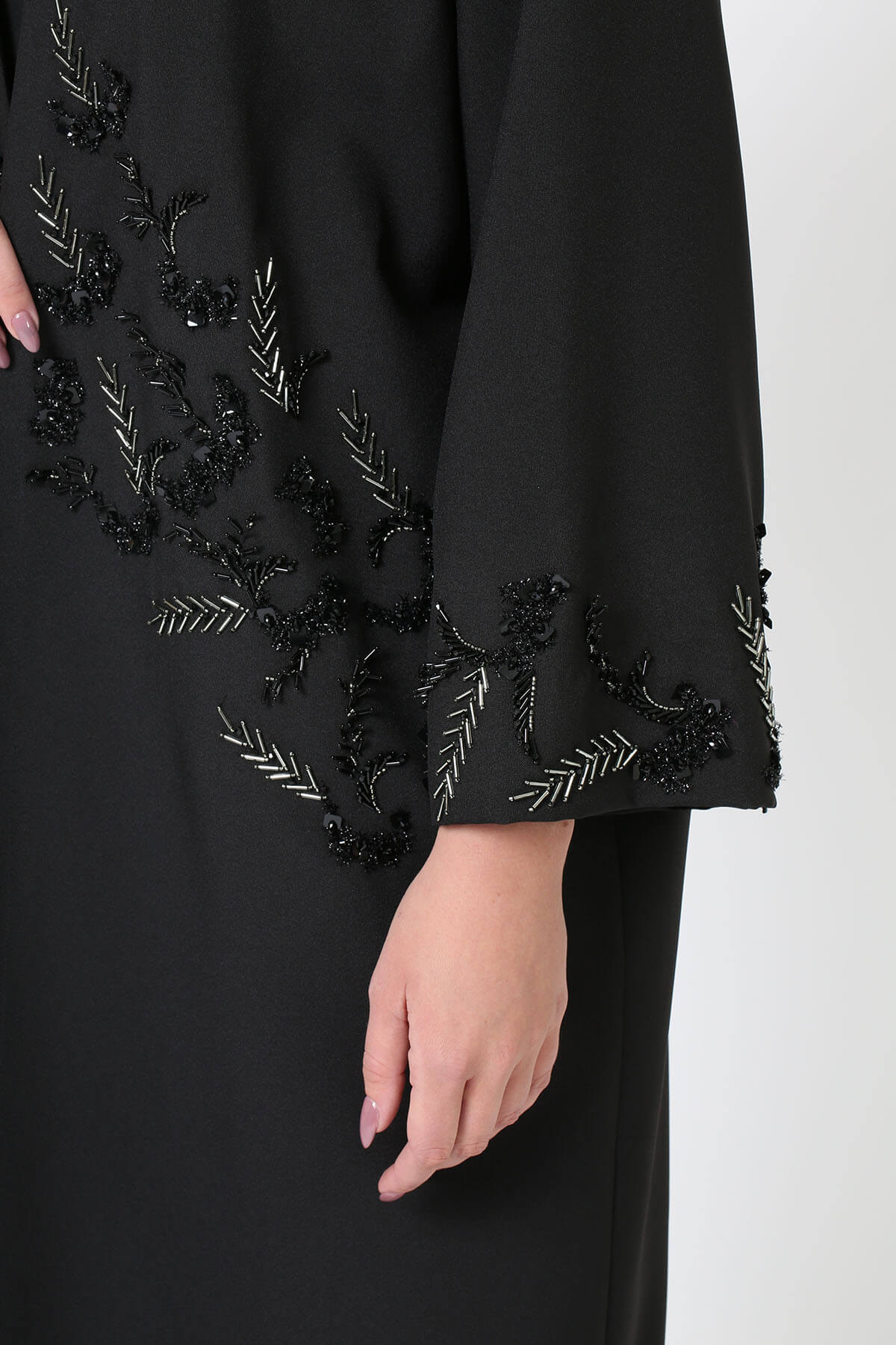 Crepe Embroidered Abaya
