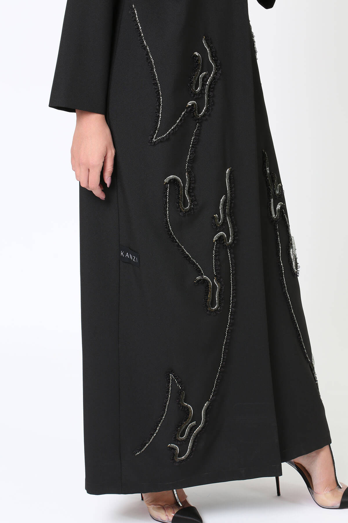 Collar Embellished Abaya