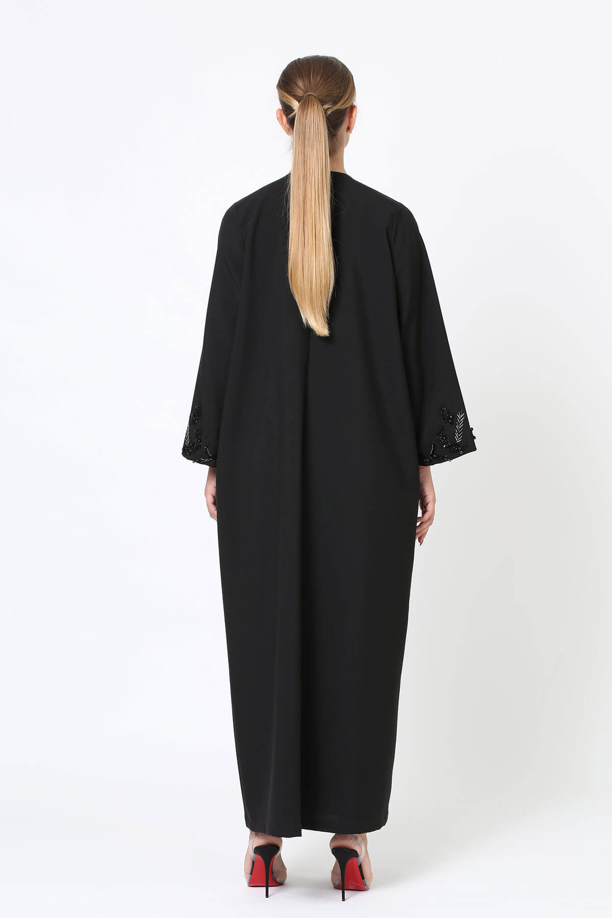 Crepe Embroidered Abaya