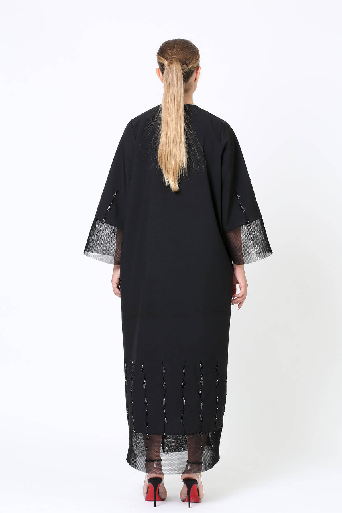 Crepe Embroidered Abaya