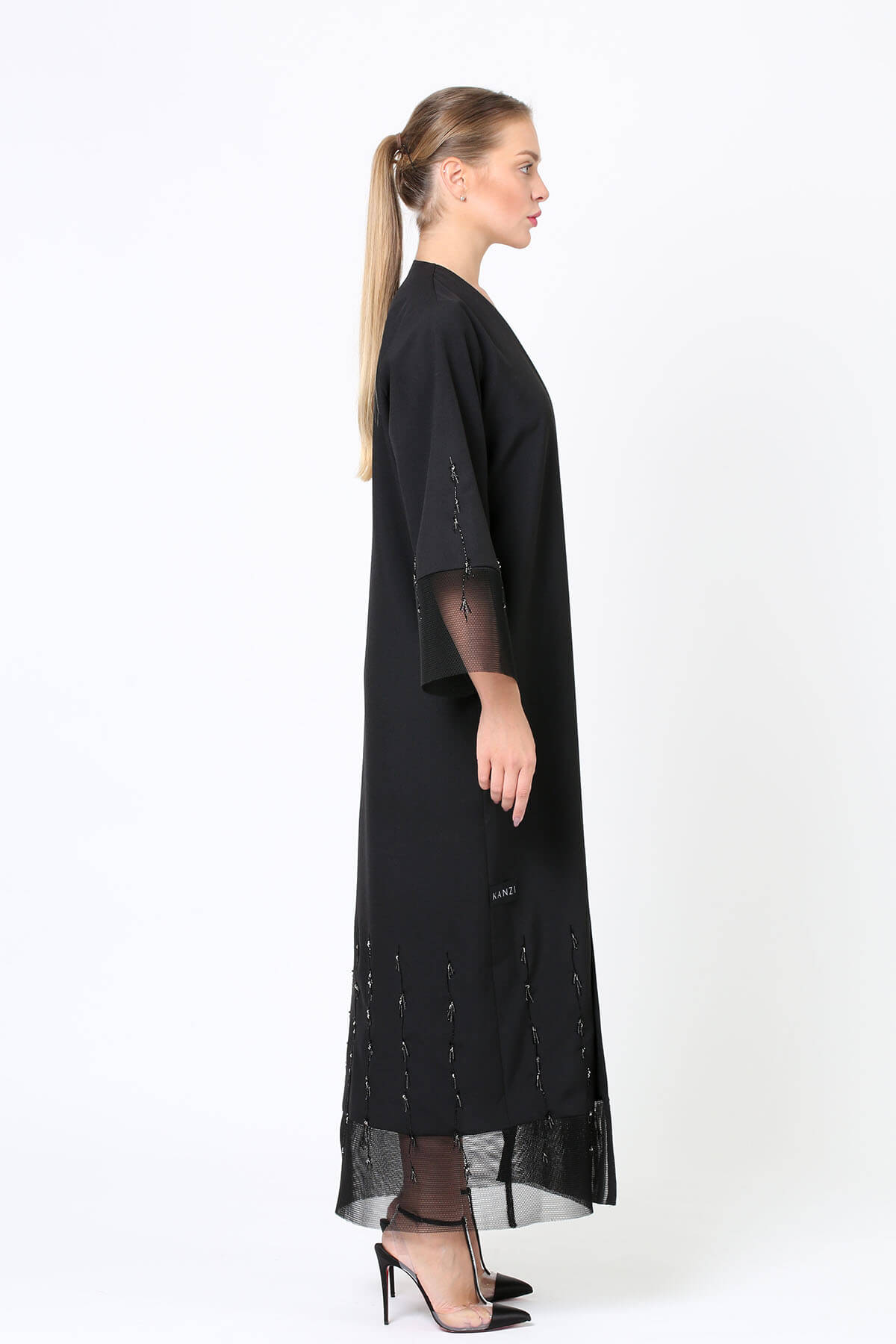 Crepe Embroidered Abaya