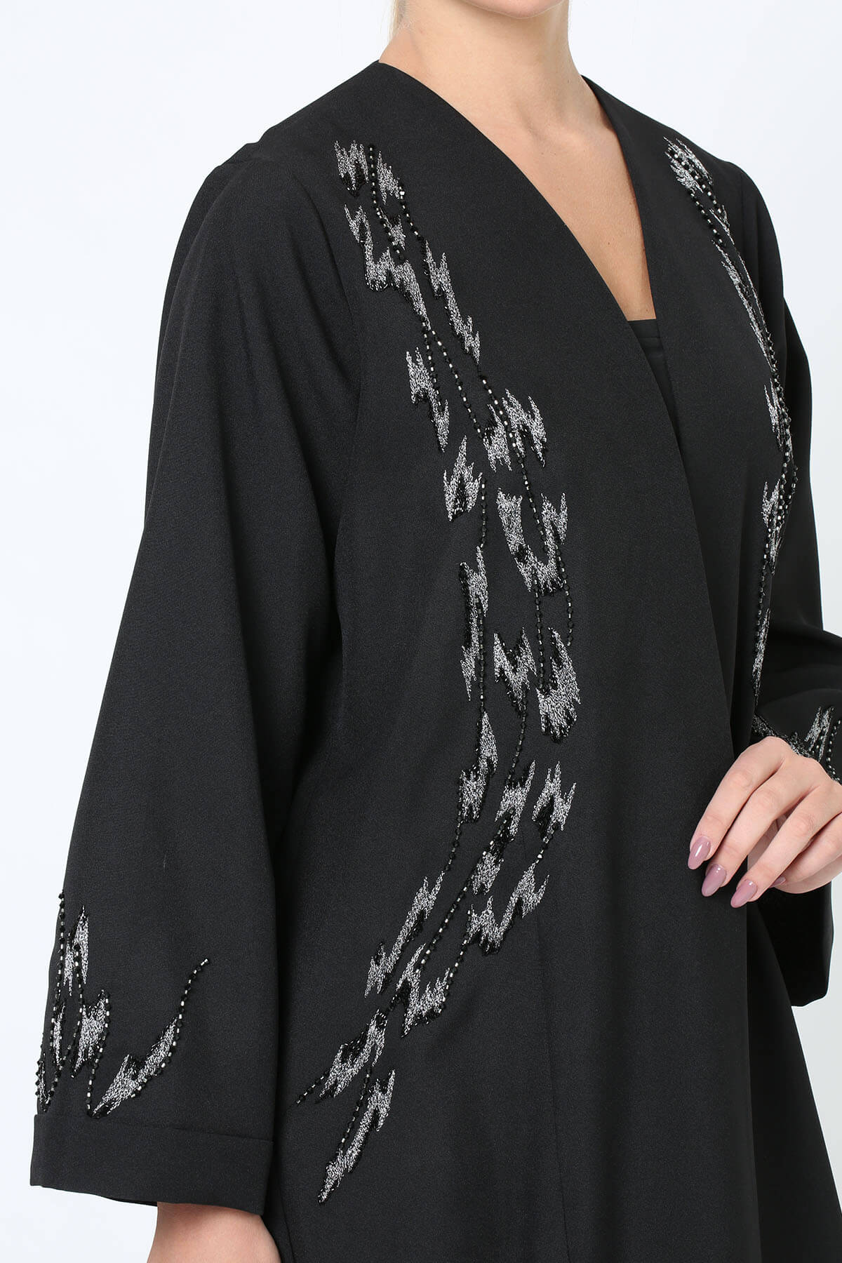 Bead Embellished Abaya