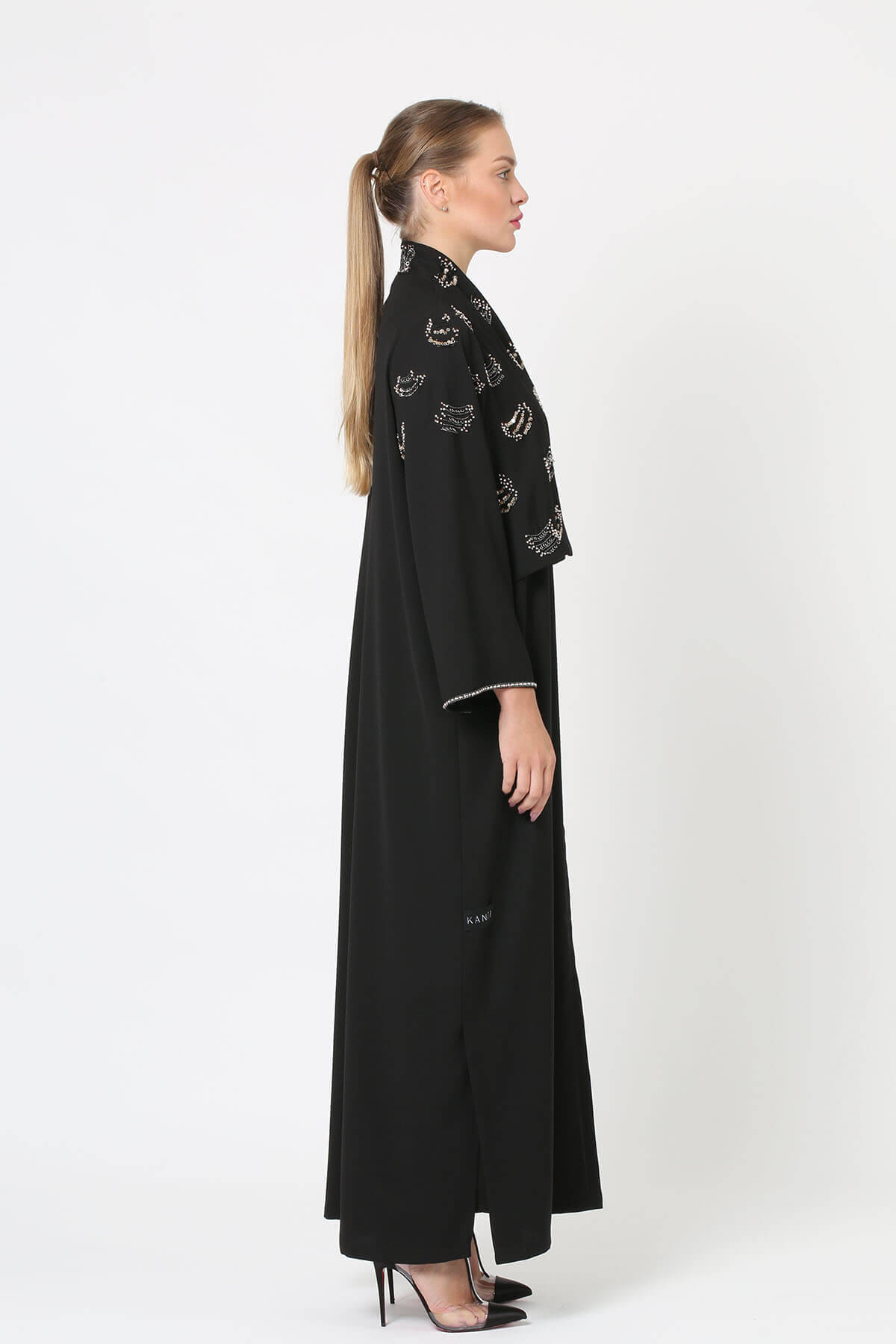 Geometric Embellished Abaya