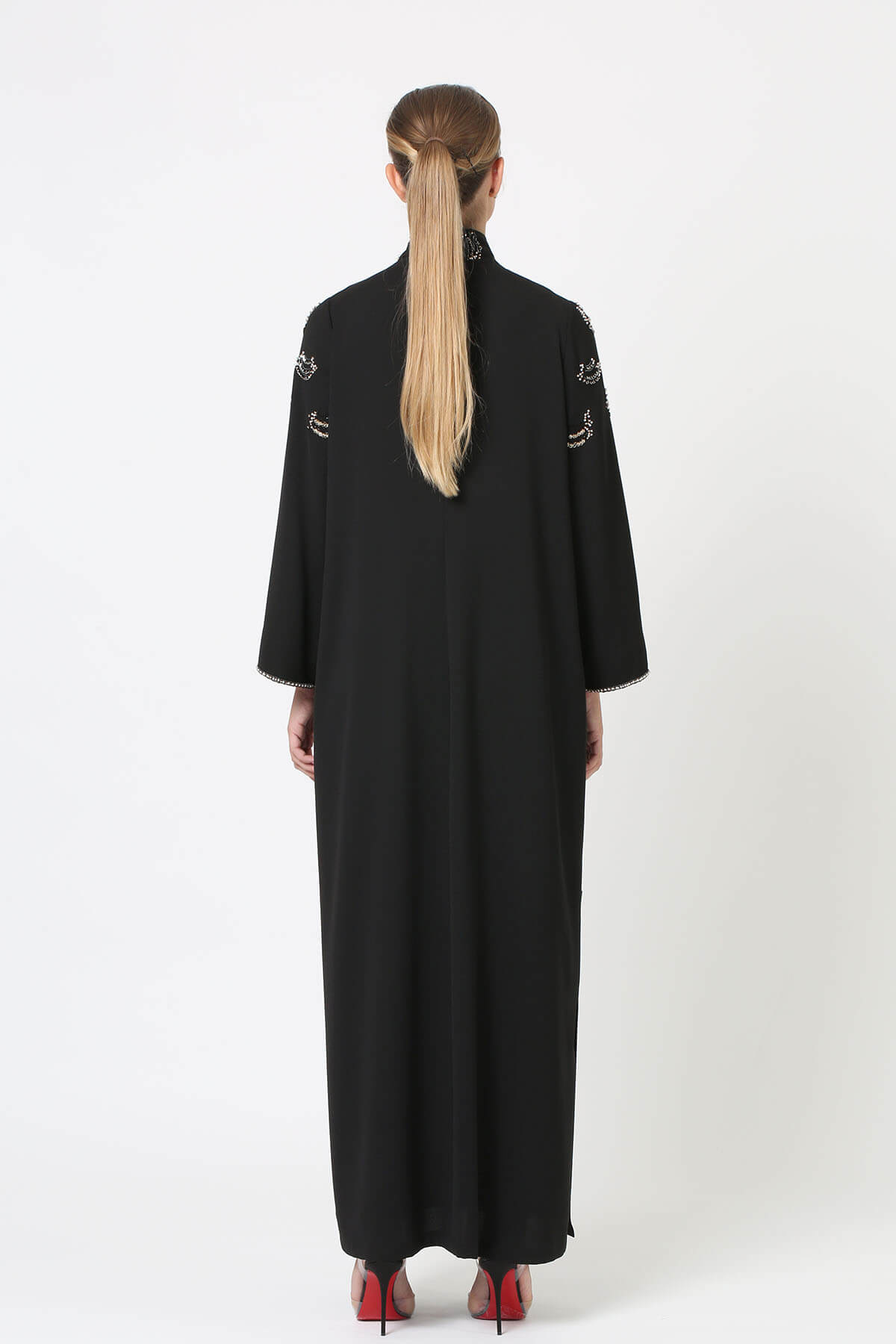 Geometric Embellished Abaya