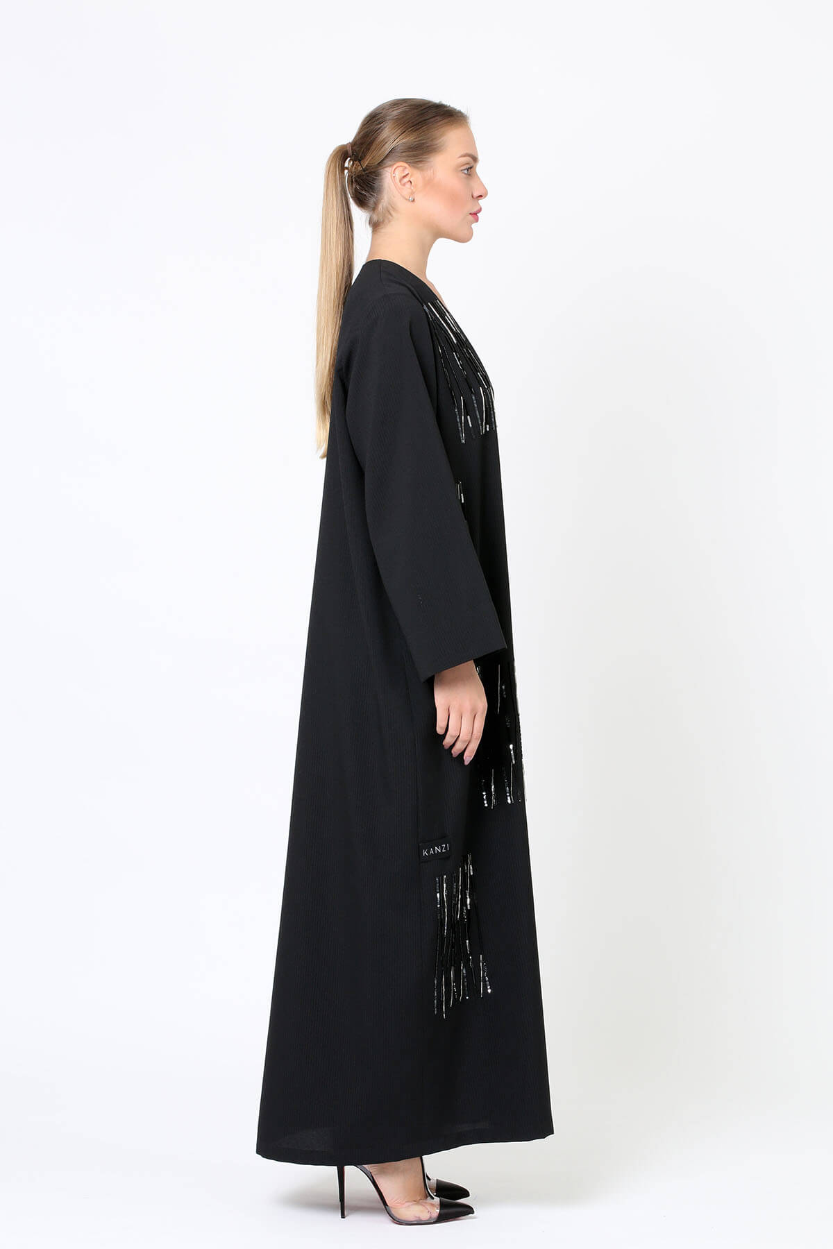 Embellished Crepe Abaya