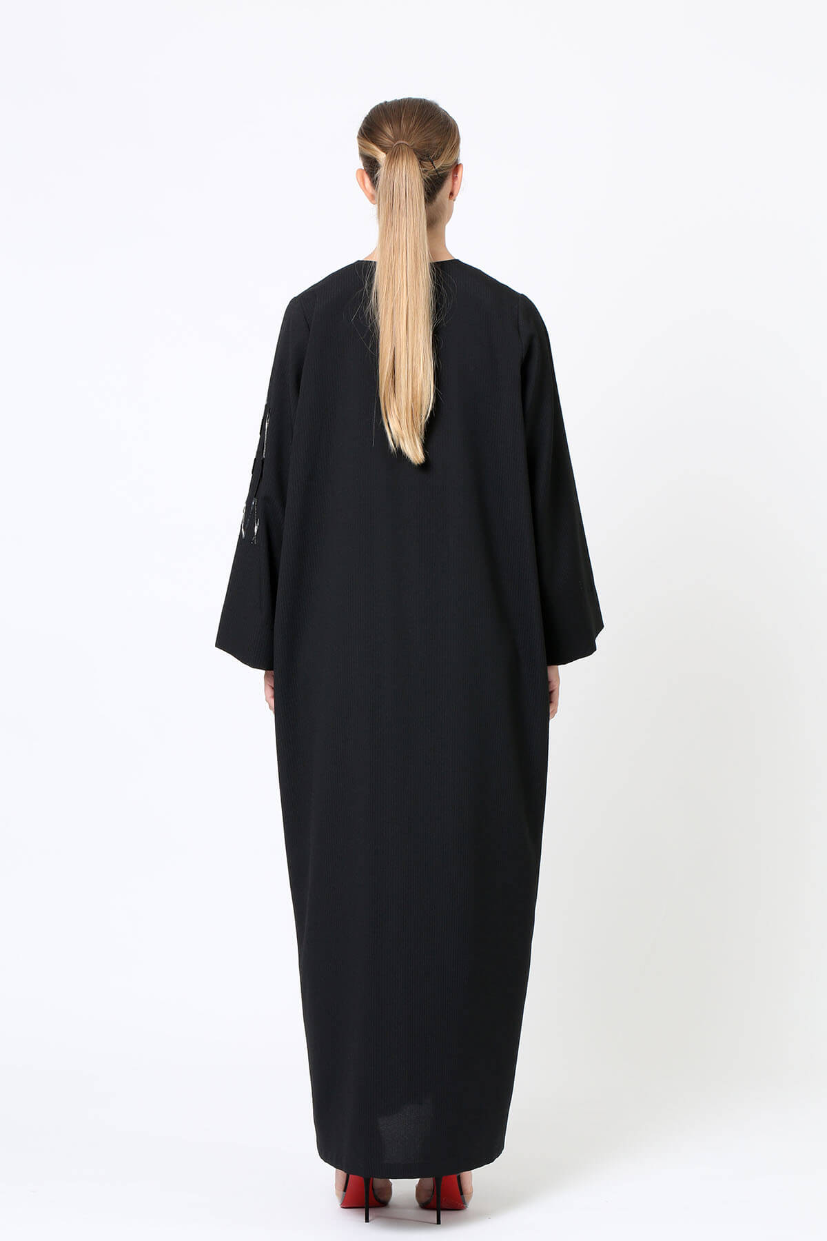 Embellished Crepe Abaya