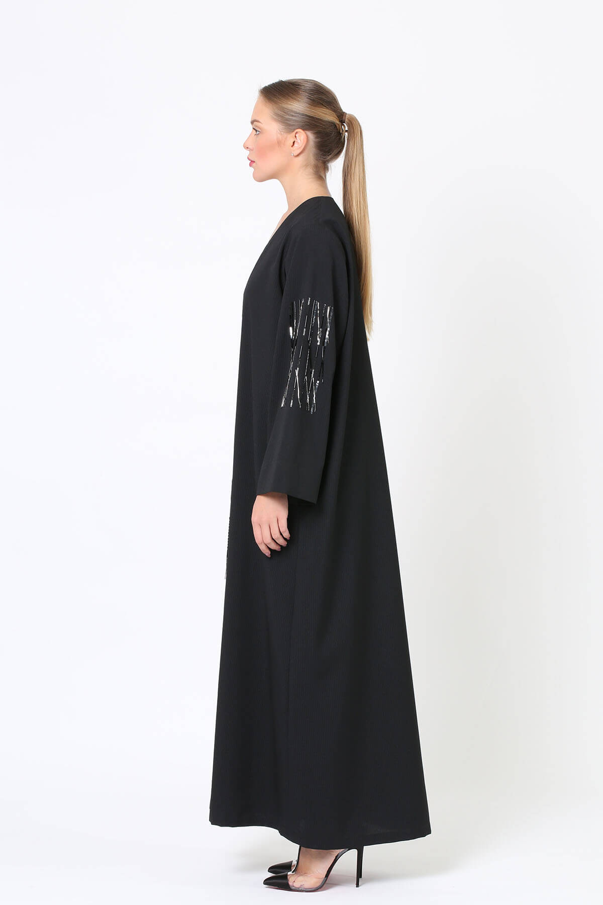 Embellished Crepe Abaya