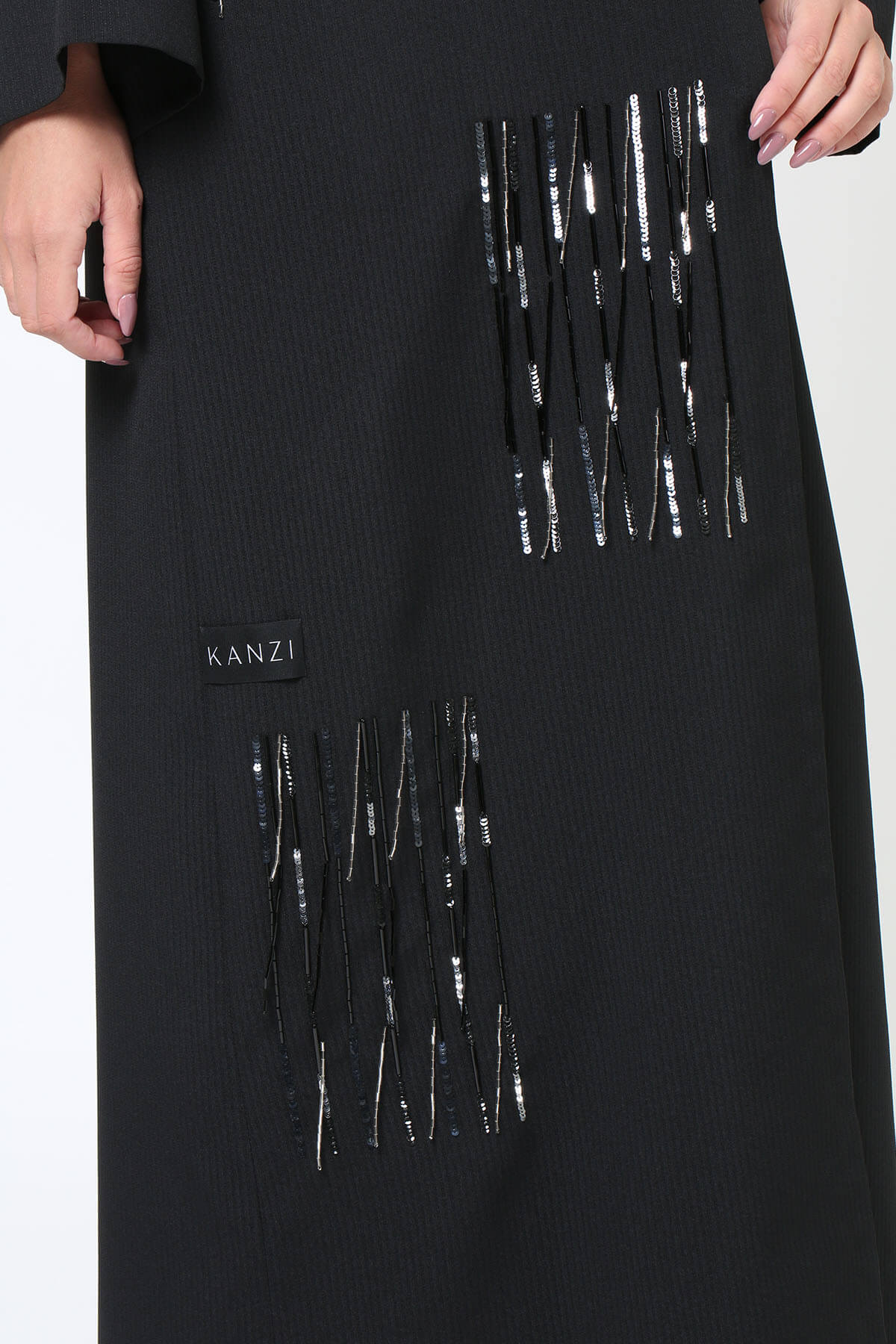 Embellished Crepe Abaya