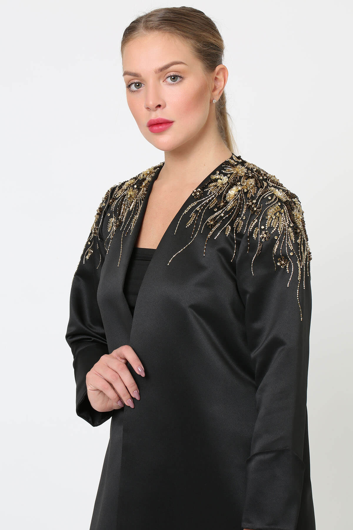 Gold Embellished Abaya