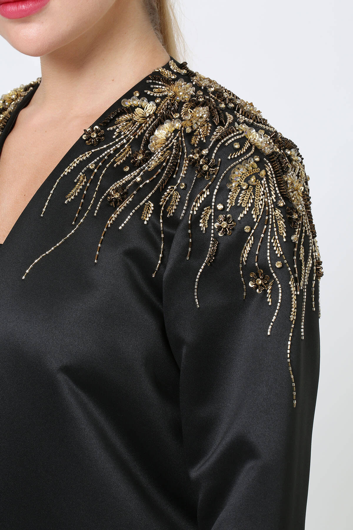 Gold Embellished Abaya
