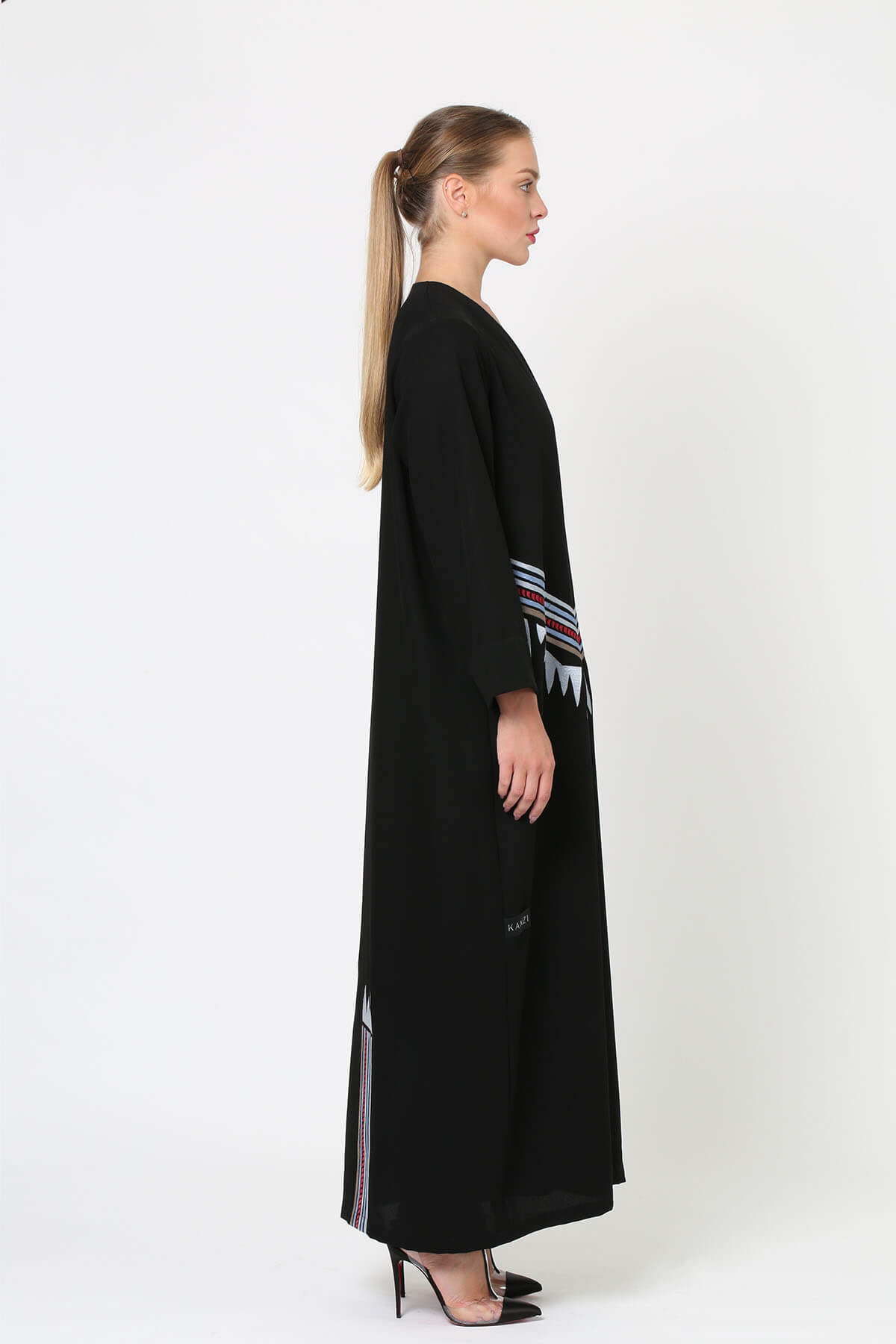 Embroidrered Crepe Abaya