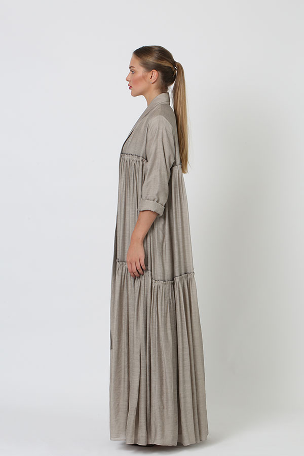 Color Layered Abaya