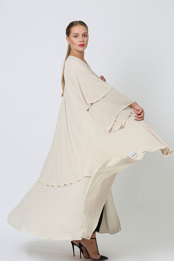 Two-layered Color Abaya