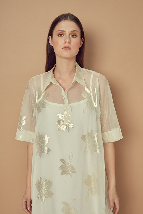Flower Organza Kaftan
