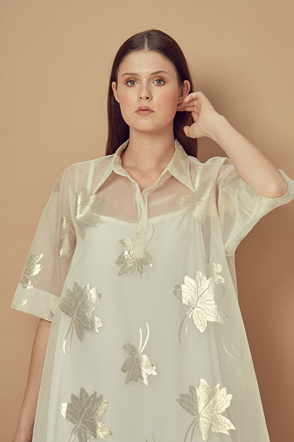 Flower Organza Kaftan