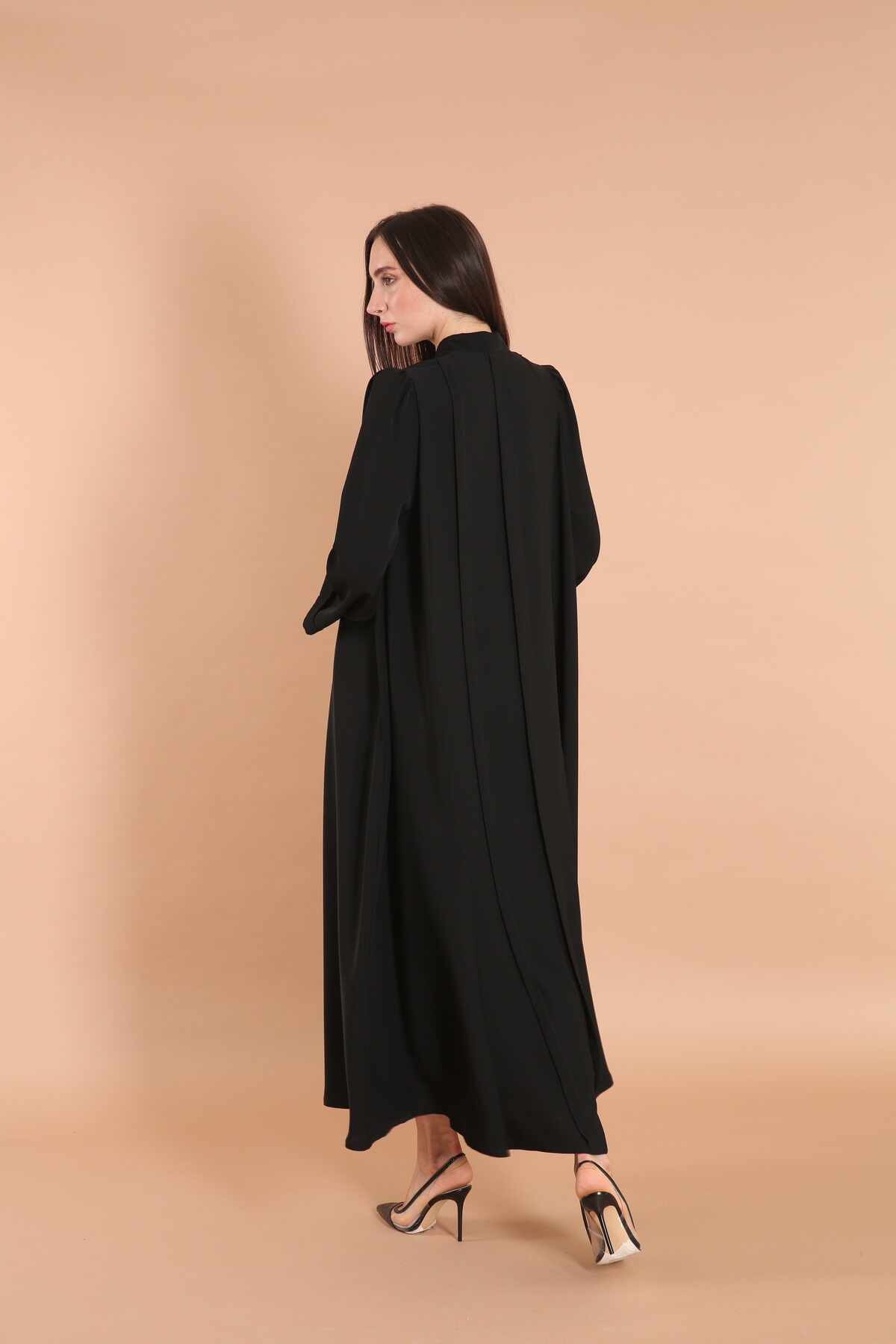 Cloche cut Plain Abaya