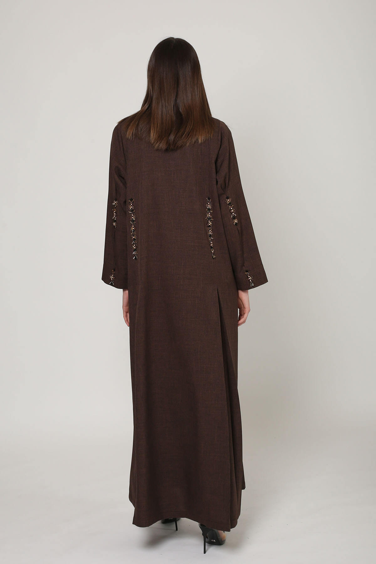 Embroidered Crepe Abaya