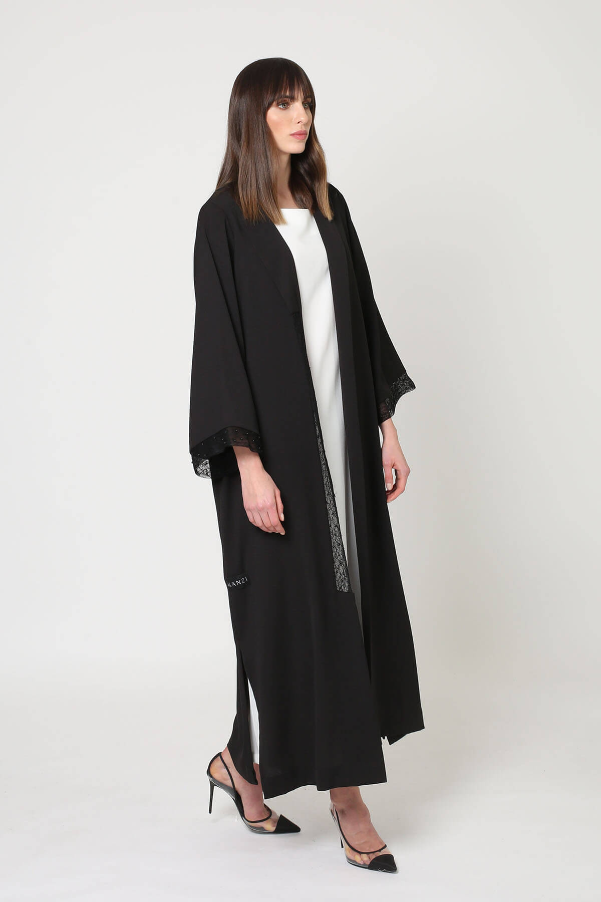 Lace Trims Abaya
