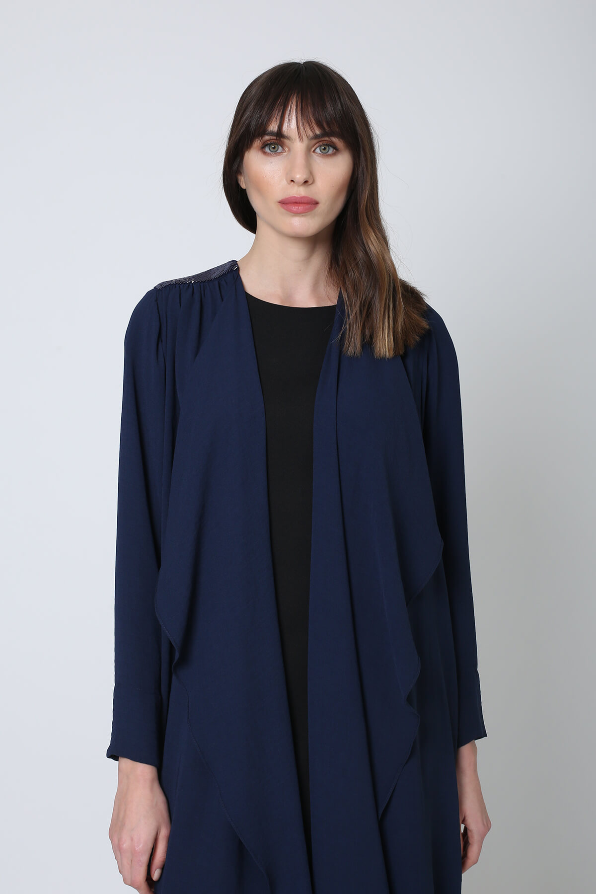 Flared Collar Abaya