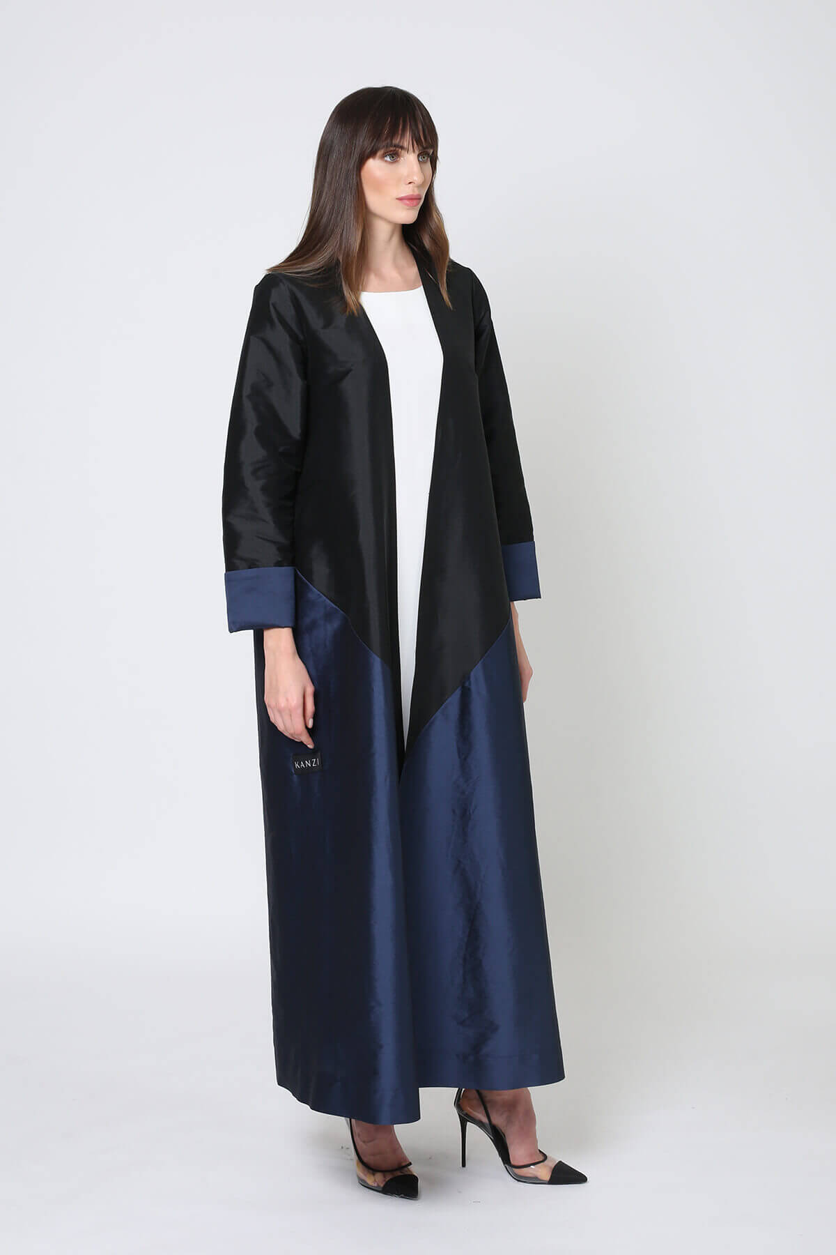 2 Tone Colored Abaya