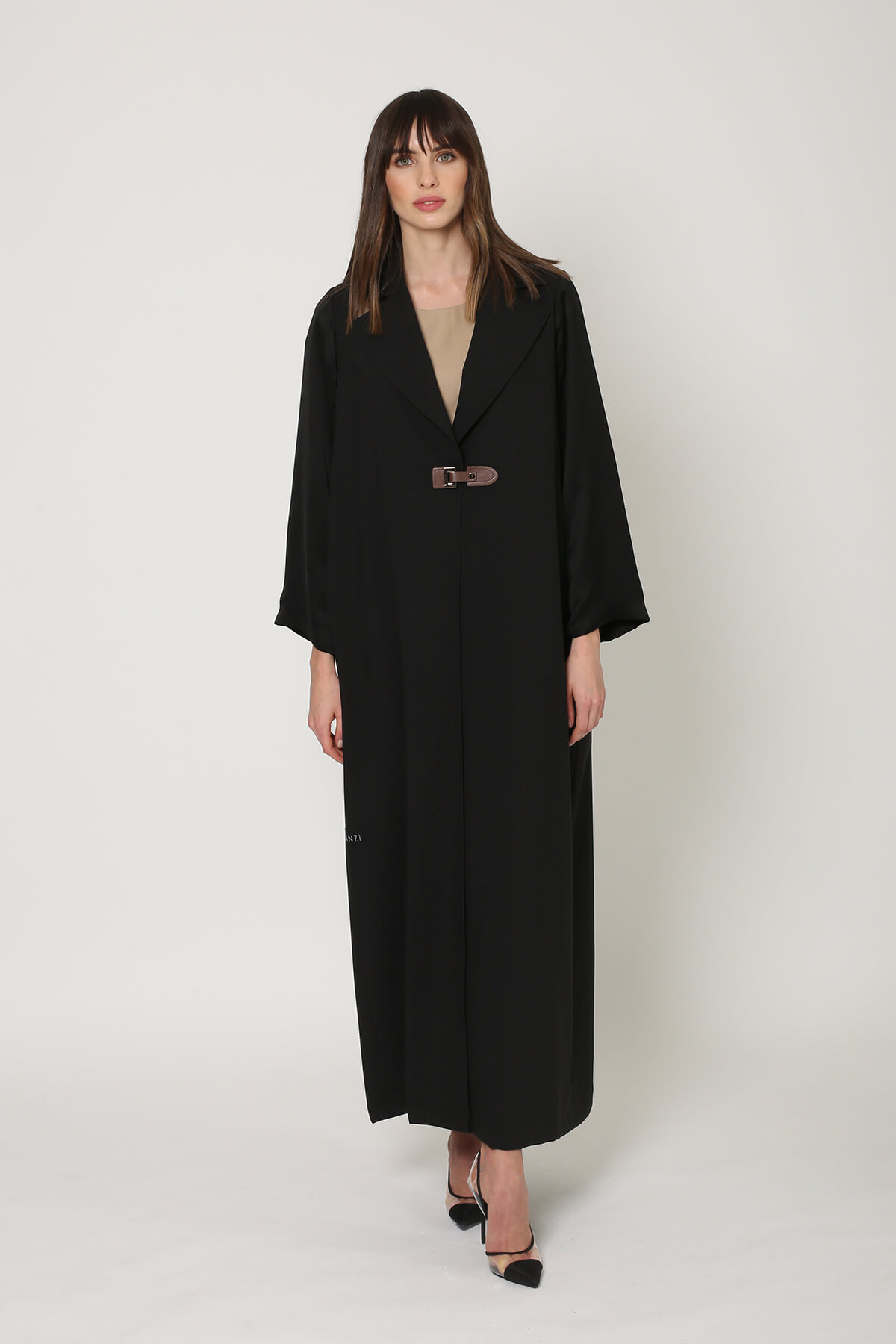 Casual Abaya With Buckle In The Front