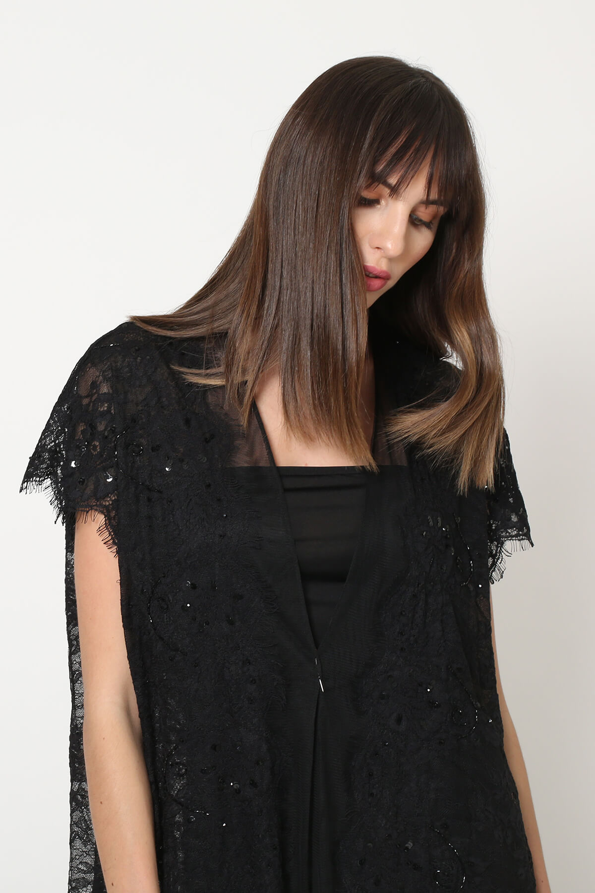 Lace Evening Abaya
