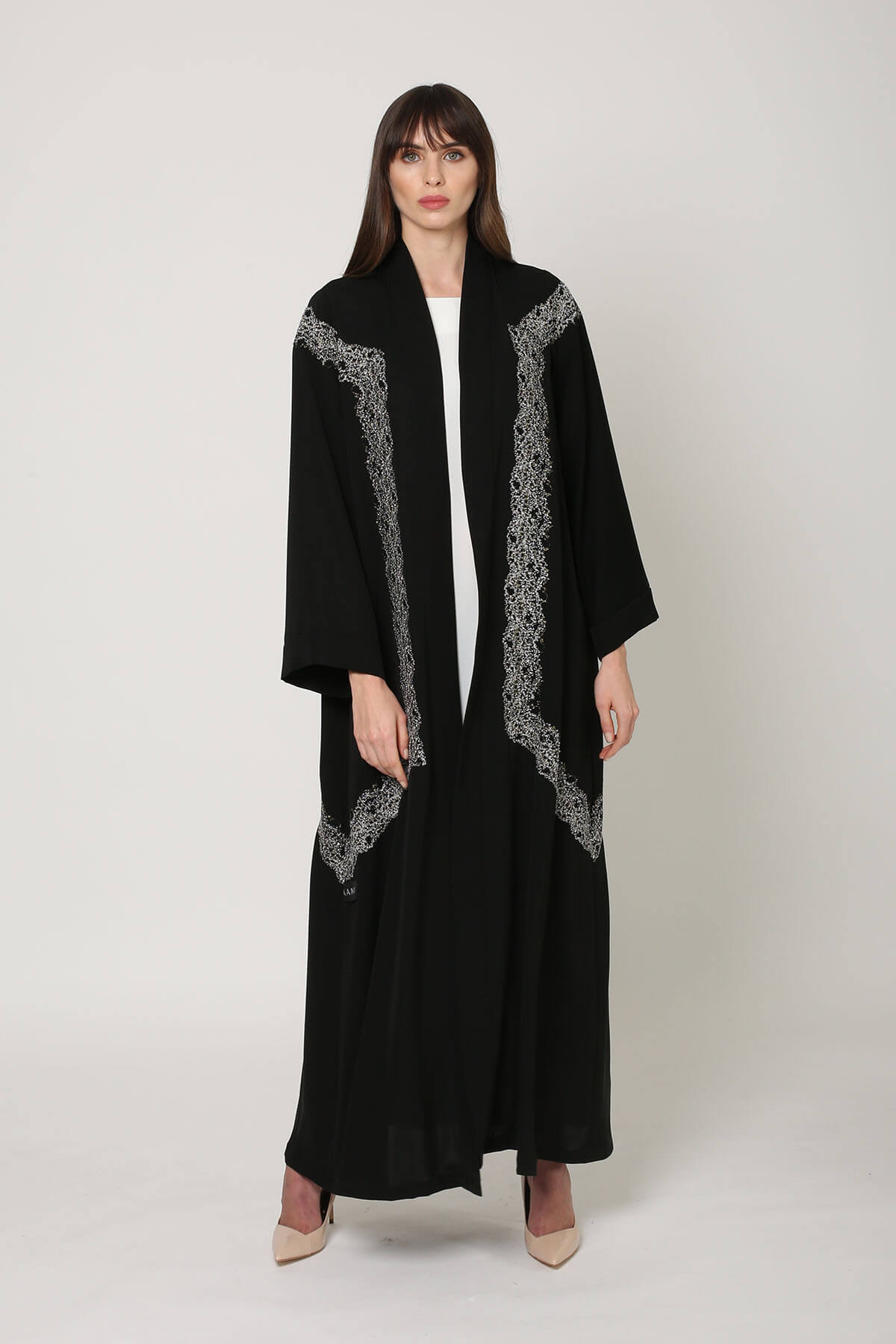 Embroidered Crepe Abaya
