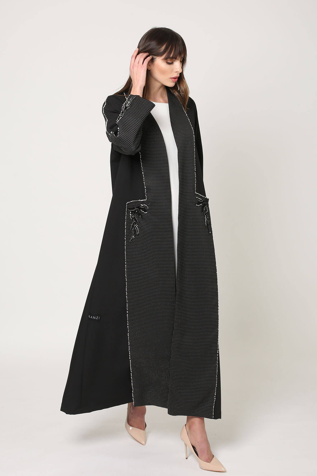 Embroidered Crepe Abaya