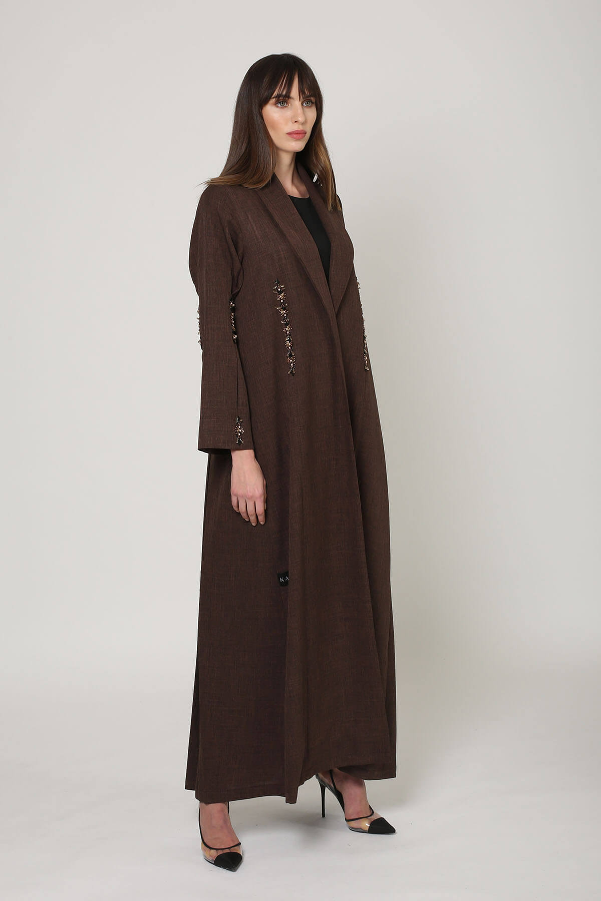 Embroidered Crepe Abaya
