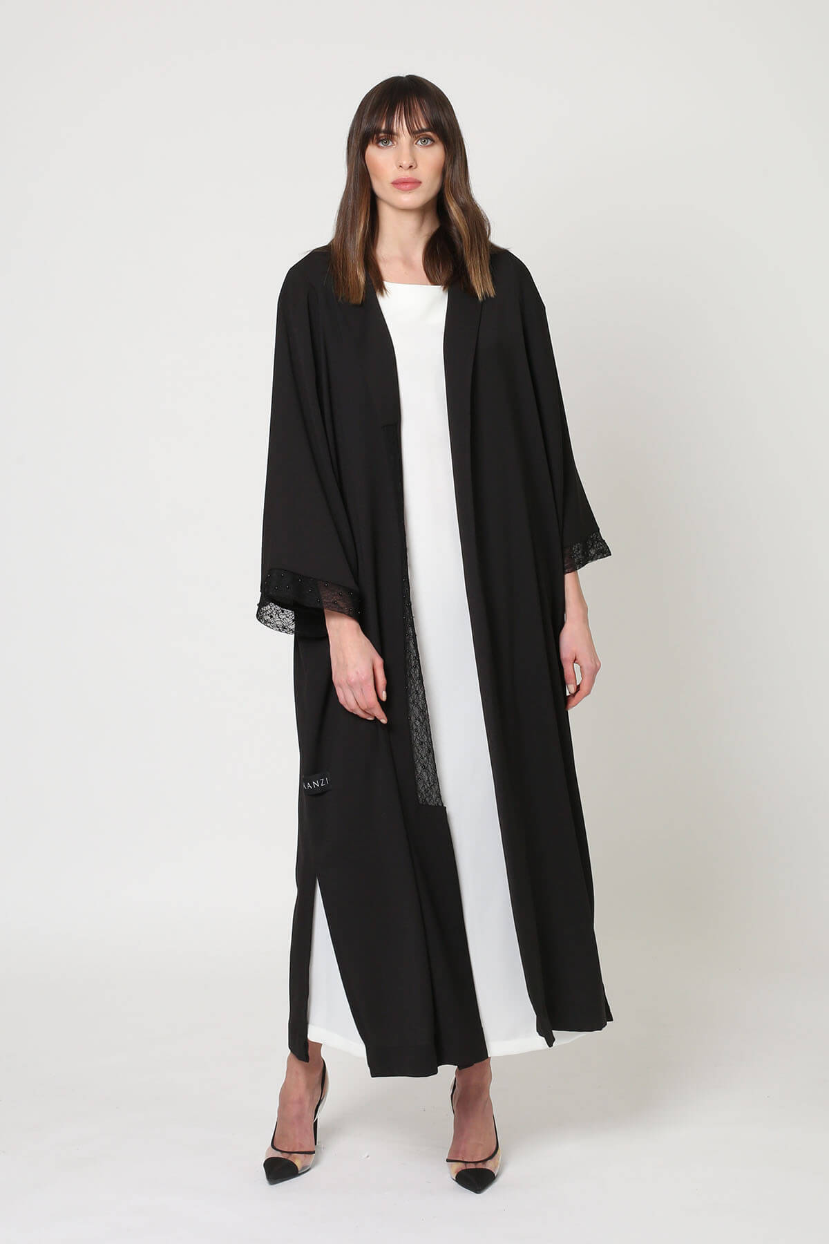 Lace Trims Abaya